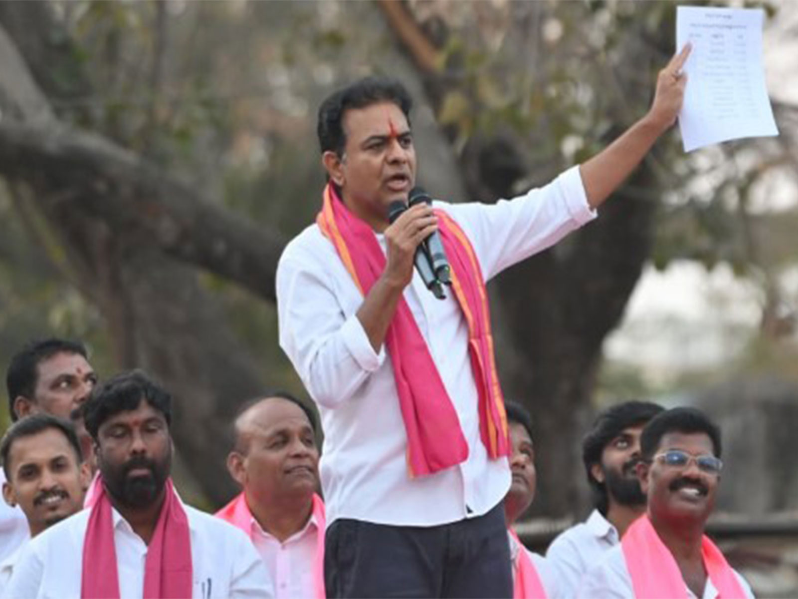 Bharat Rashtra Samithi (BRS) working president KT Rama Rao (Photo/ANI)
