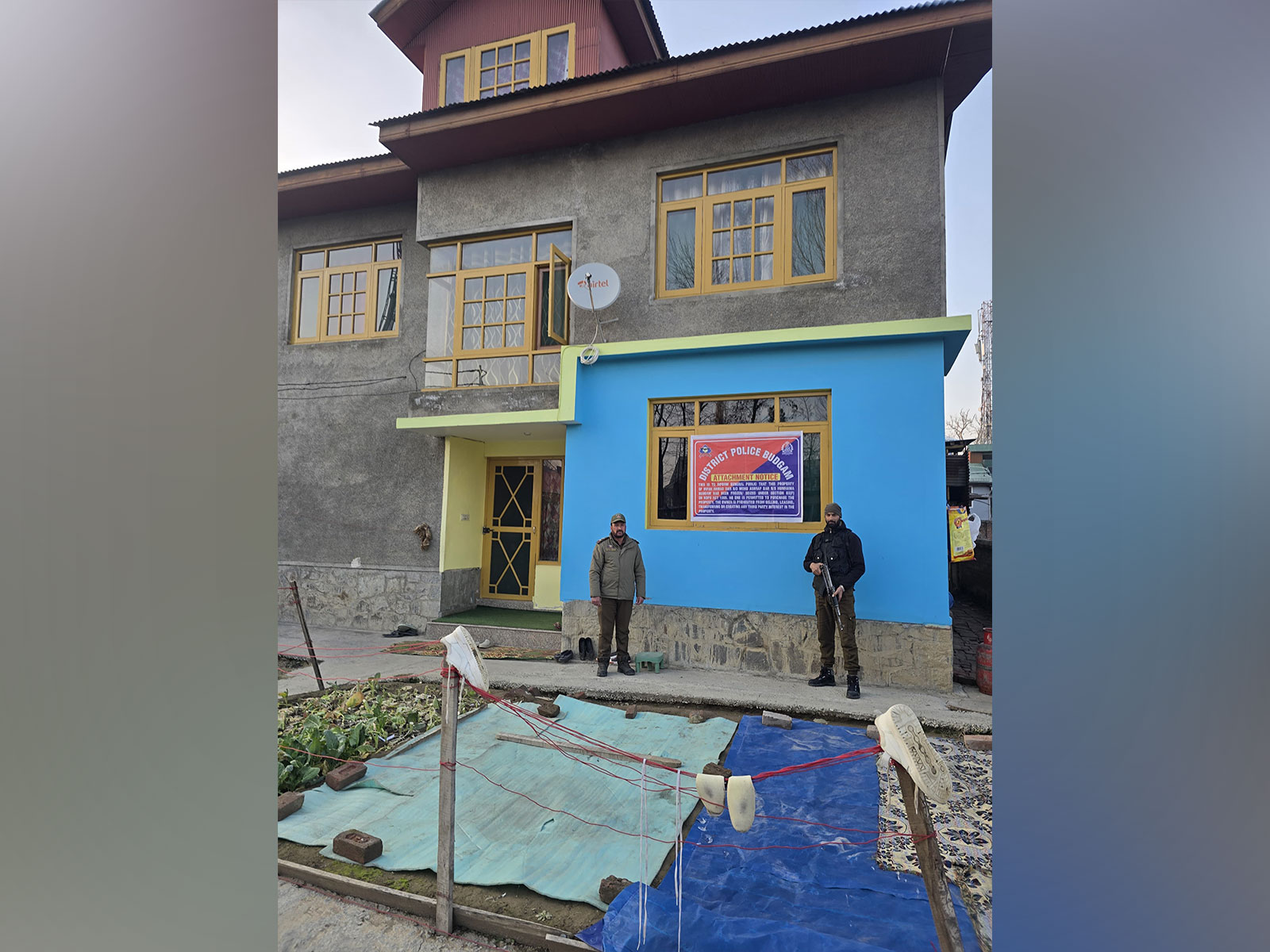 Visuals from spot (Photo/ Budgam Police)