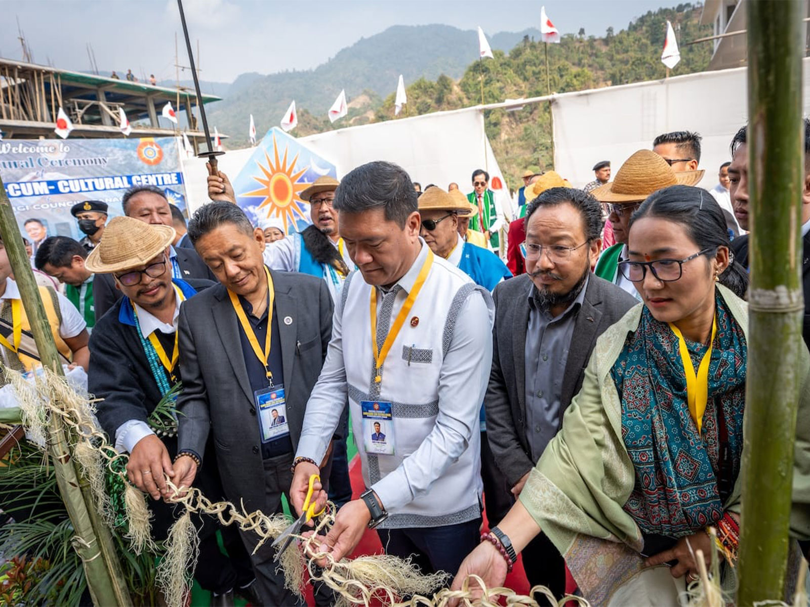 CM Prema Khandu inaugurates Donyi Polo Kargu Gamgi (Photo/ANI)