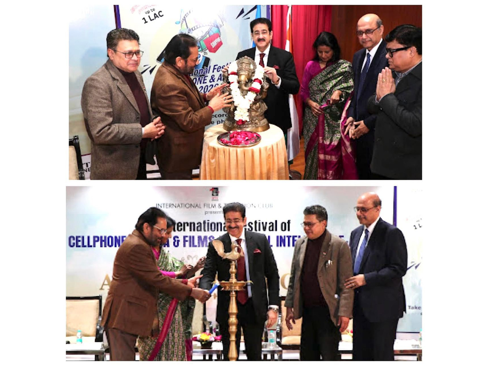 19th International Festival of Cellphone Cinema Opens with Global Grandeur at Marwah Studios
