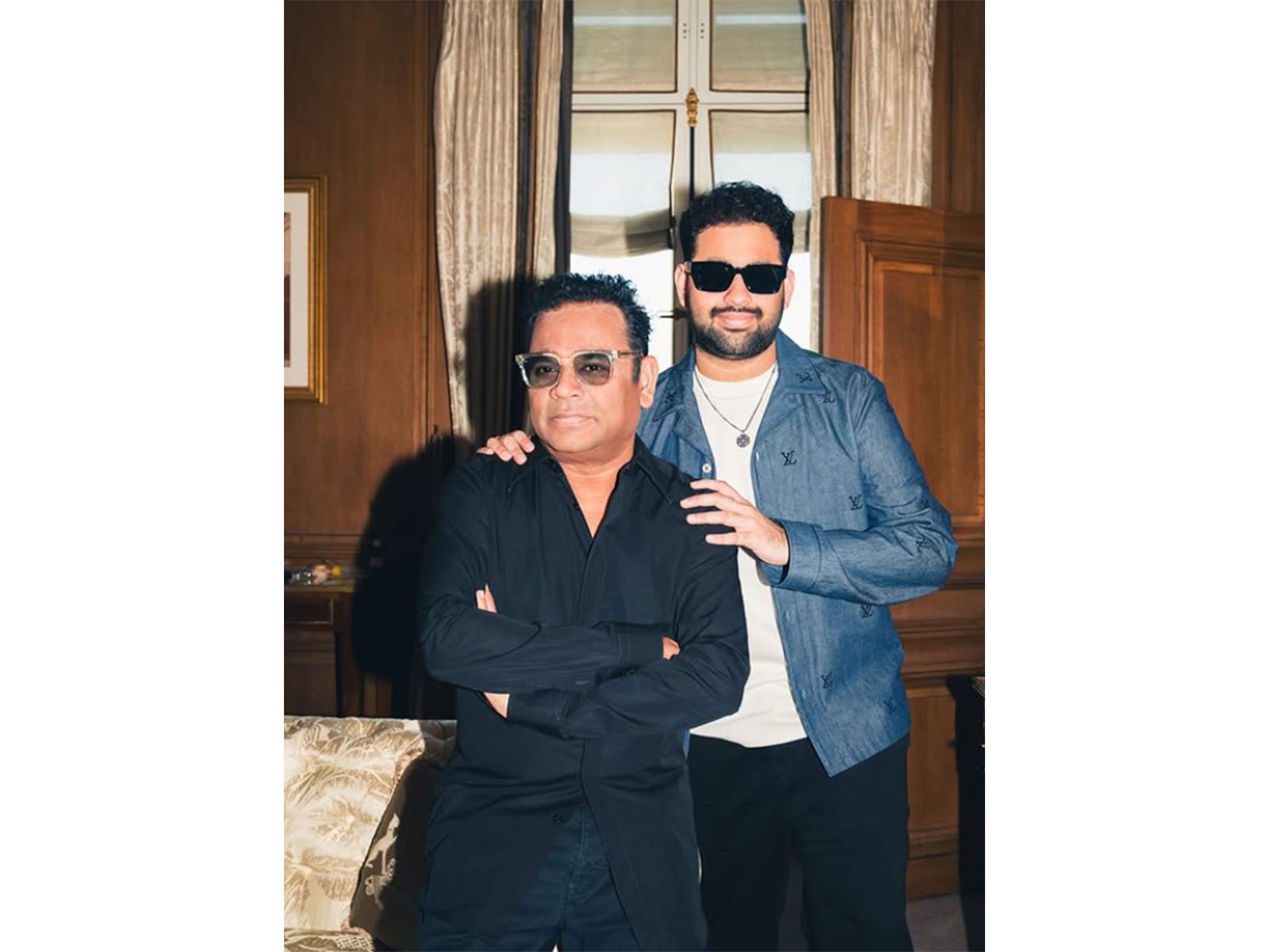 AR Rahman with son Ameen (Photo/instagram/@arrameen)