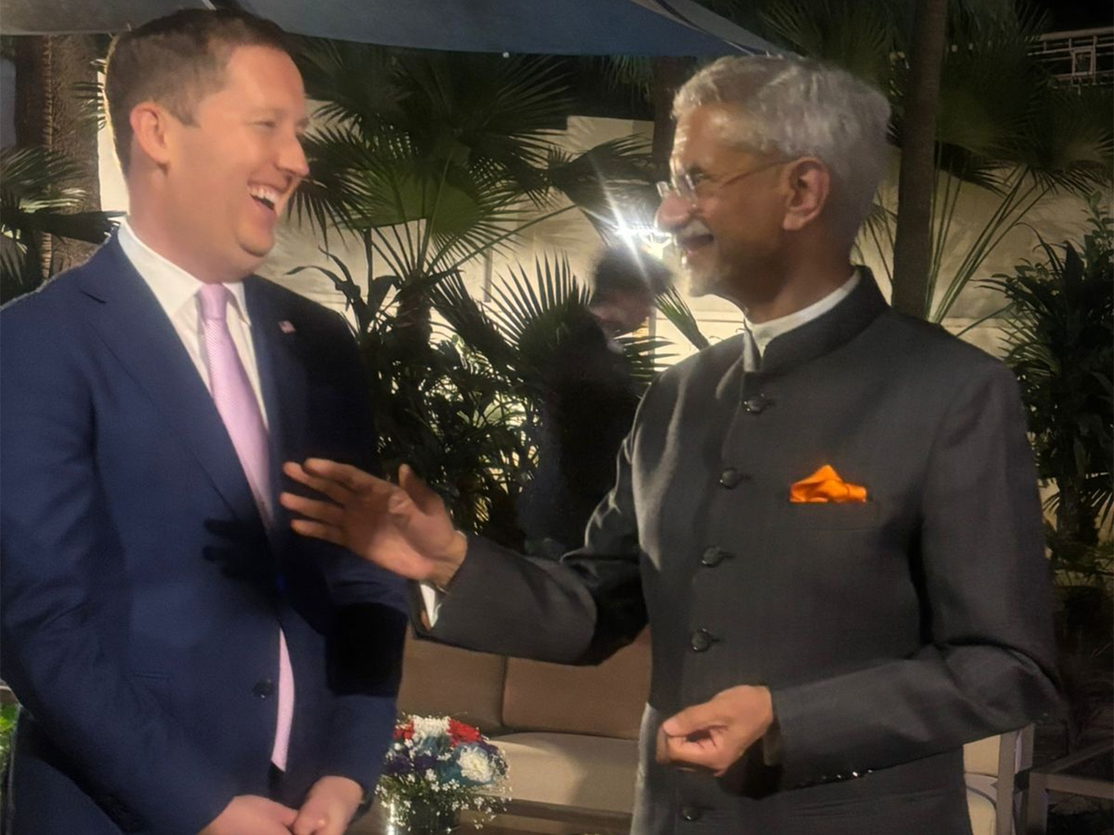 External Affairs Minister S Jaishankar with US Ambassador to India Sergio Gor (Photo/ANI)