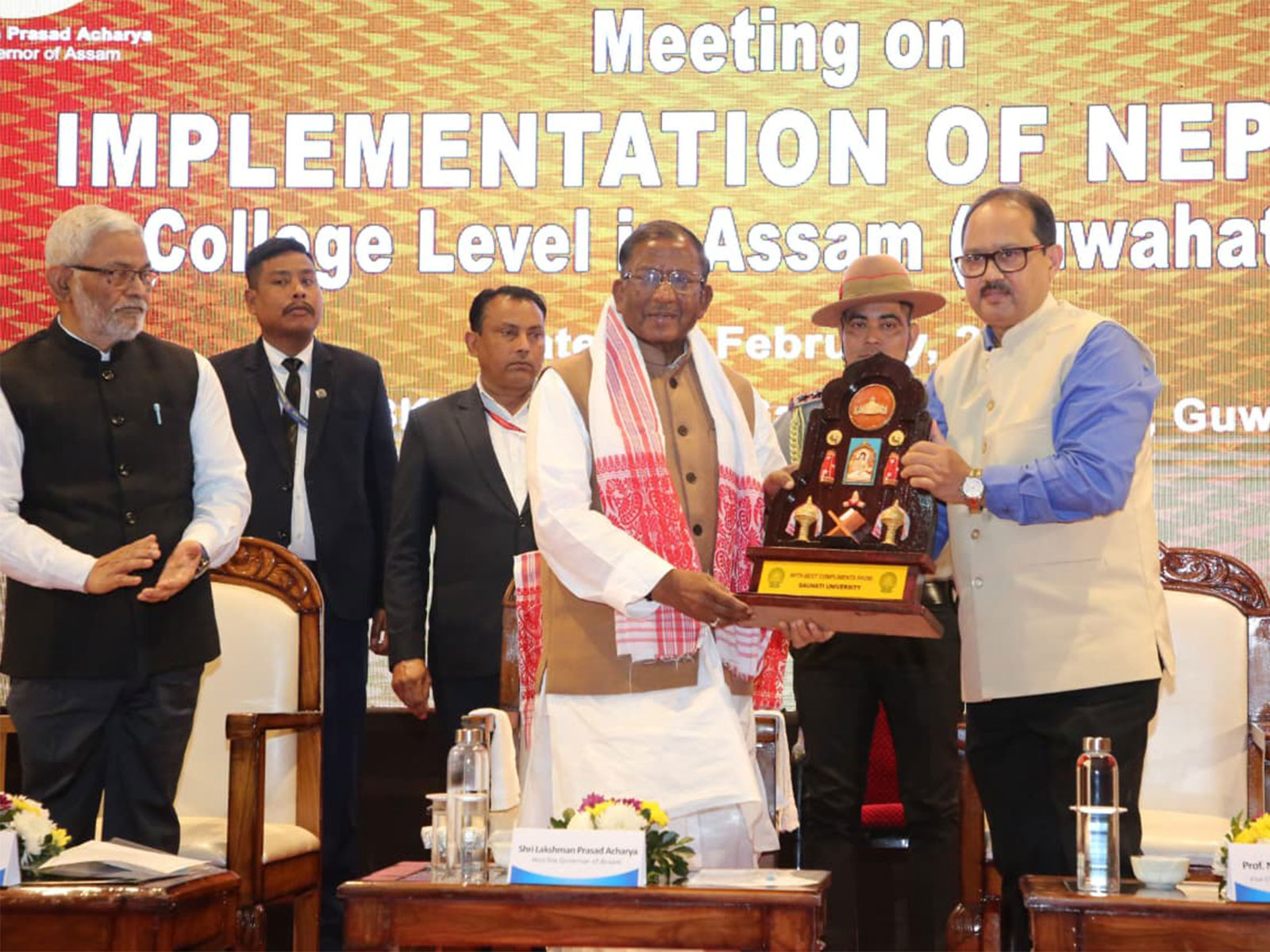 Assam Governor Lakshman Prasad Acharya at an event  (Photo/ANI)