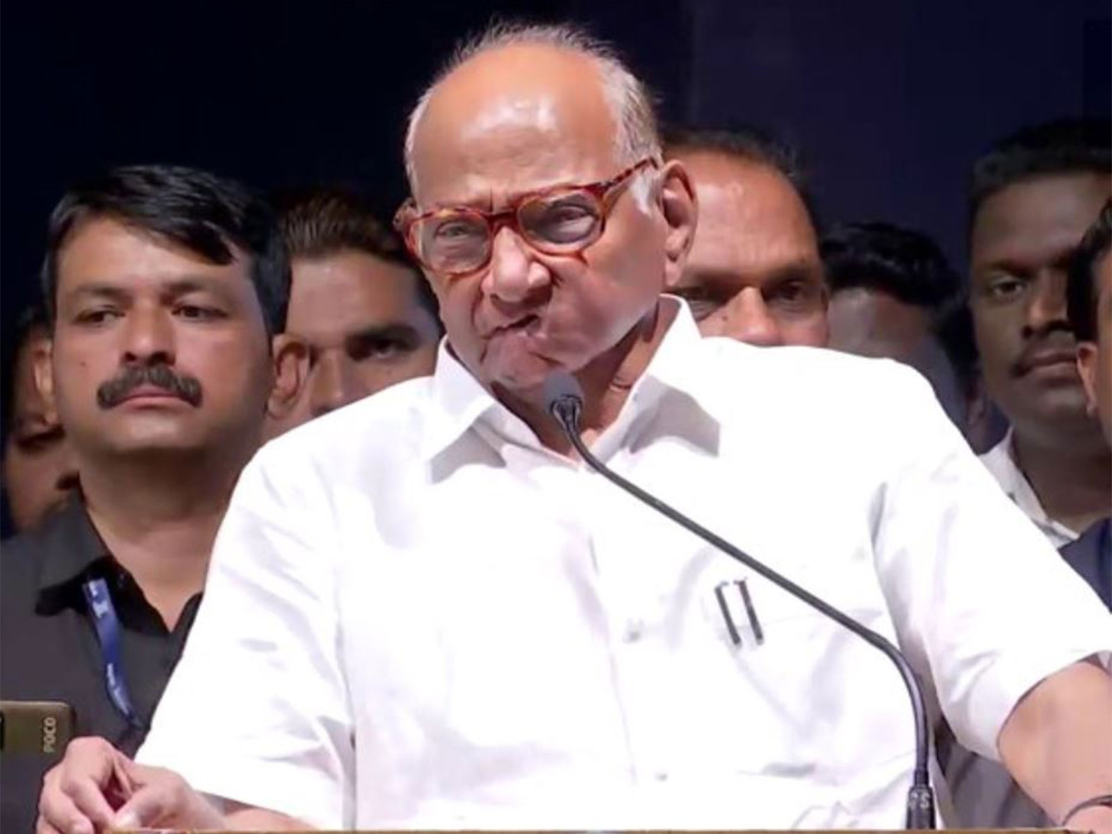 NCP-SCP chief Sharad Pawar (Photo/ANI)