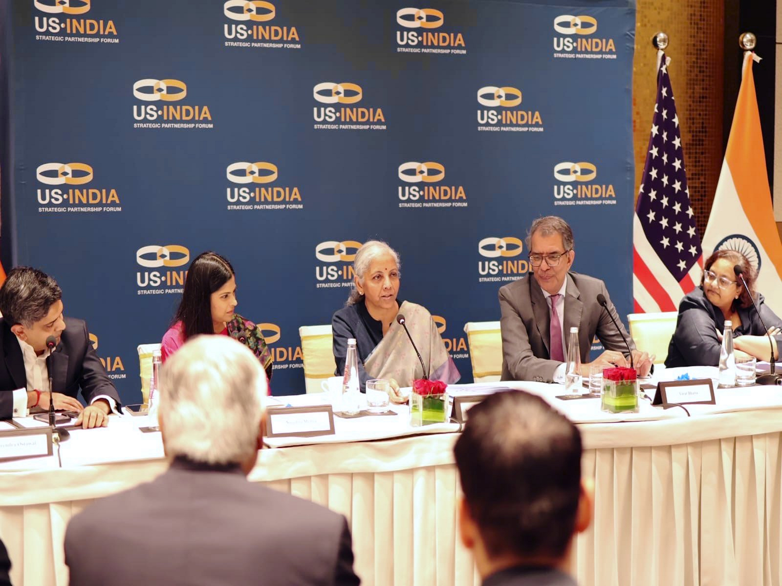 FM Sitharaman at US-India Strategic Partnership Forum (Photo- X/@FinMinIndia) FM Sitharaman at US-India Strategic Partnership Forum (Photo- X/@FinMinIndia)