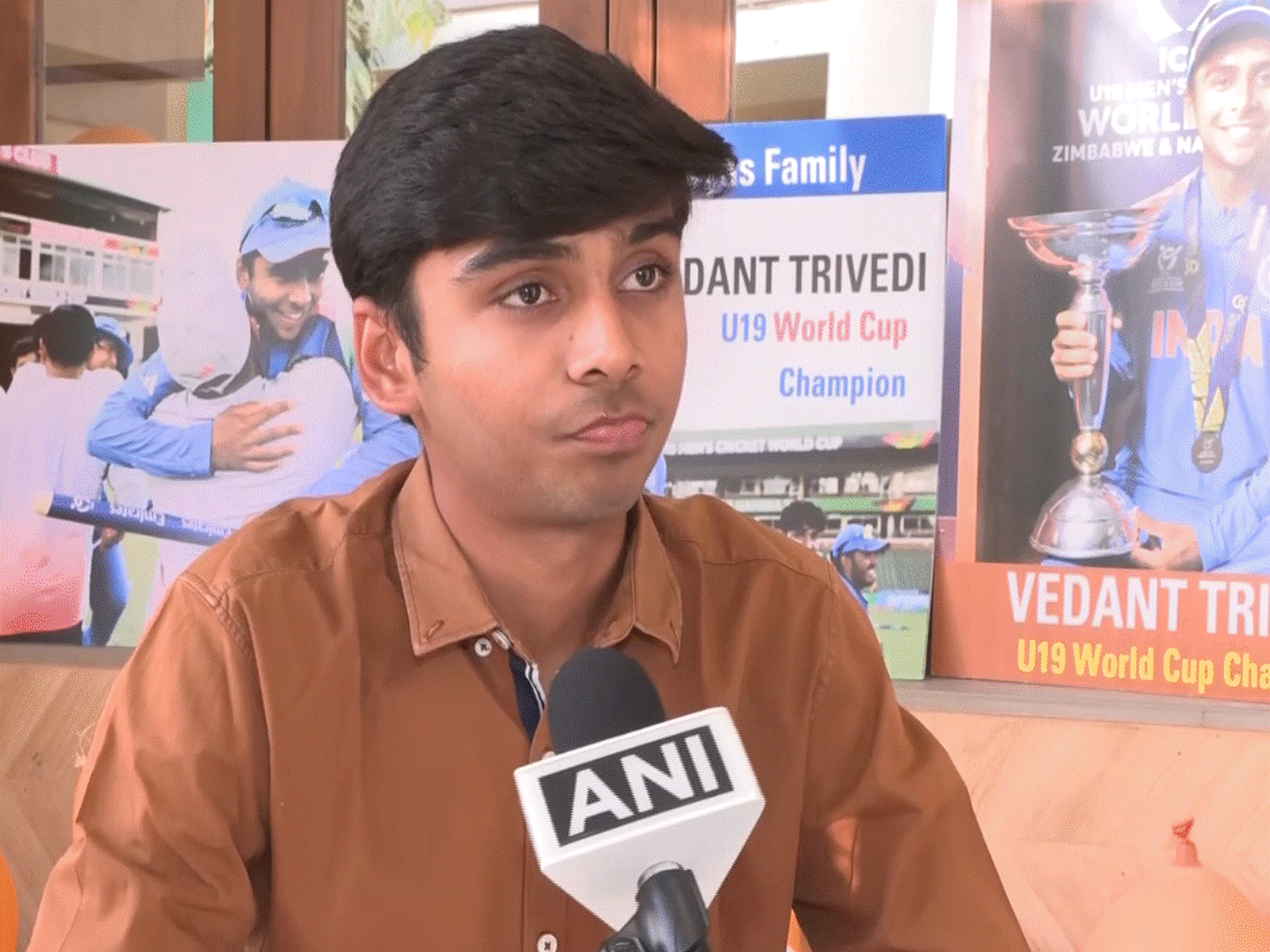 Indian cricketer Vedant Trivedi (Photo: ANI)