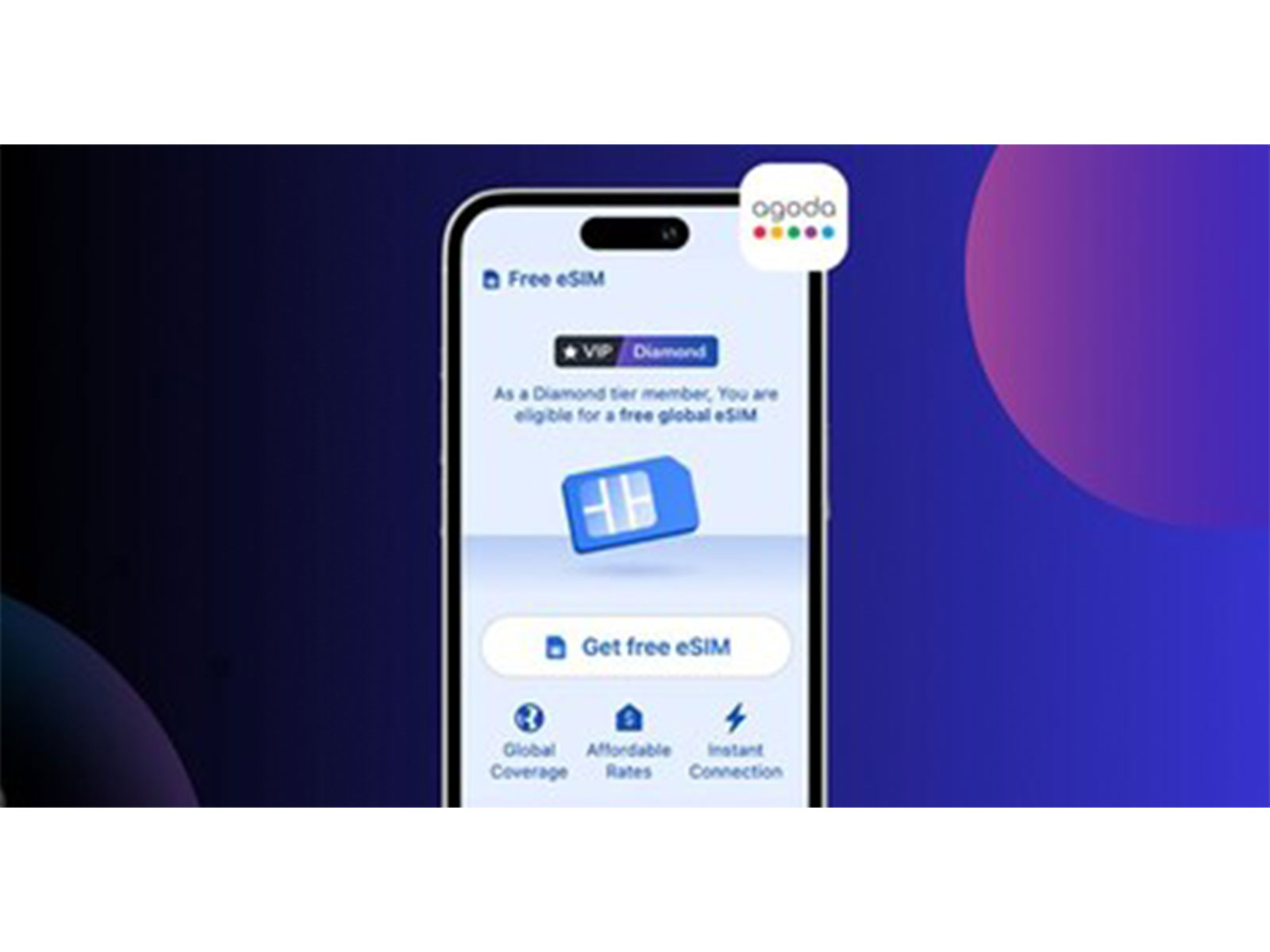 Agoda Launches Free Global eSIMs for VIP Diamond Members