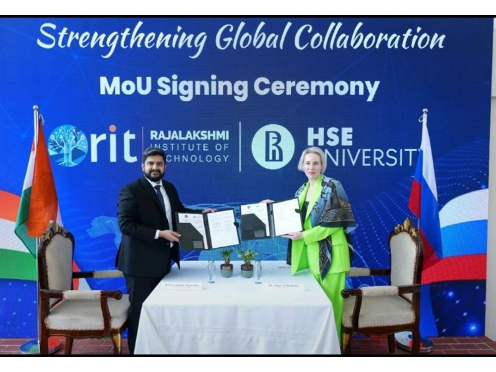 Rajalakshmi Institute of Technology Signs MoU with HSE University, Russia Rajalakshmi Institute of Technology Signs MoU with HSE University, Russia