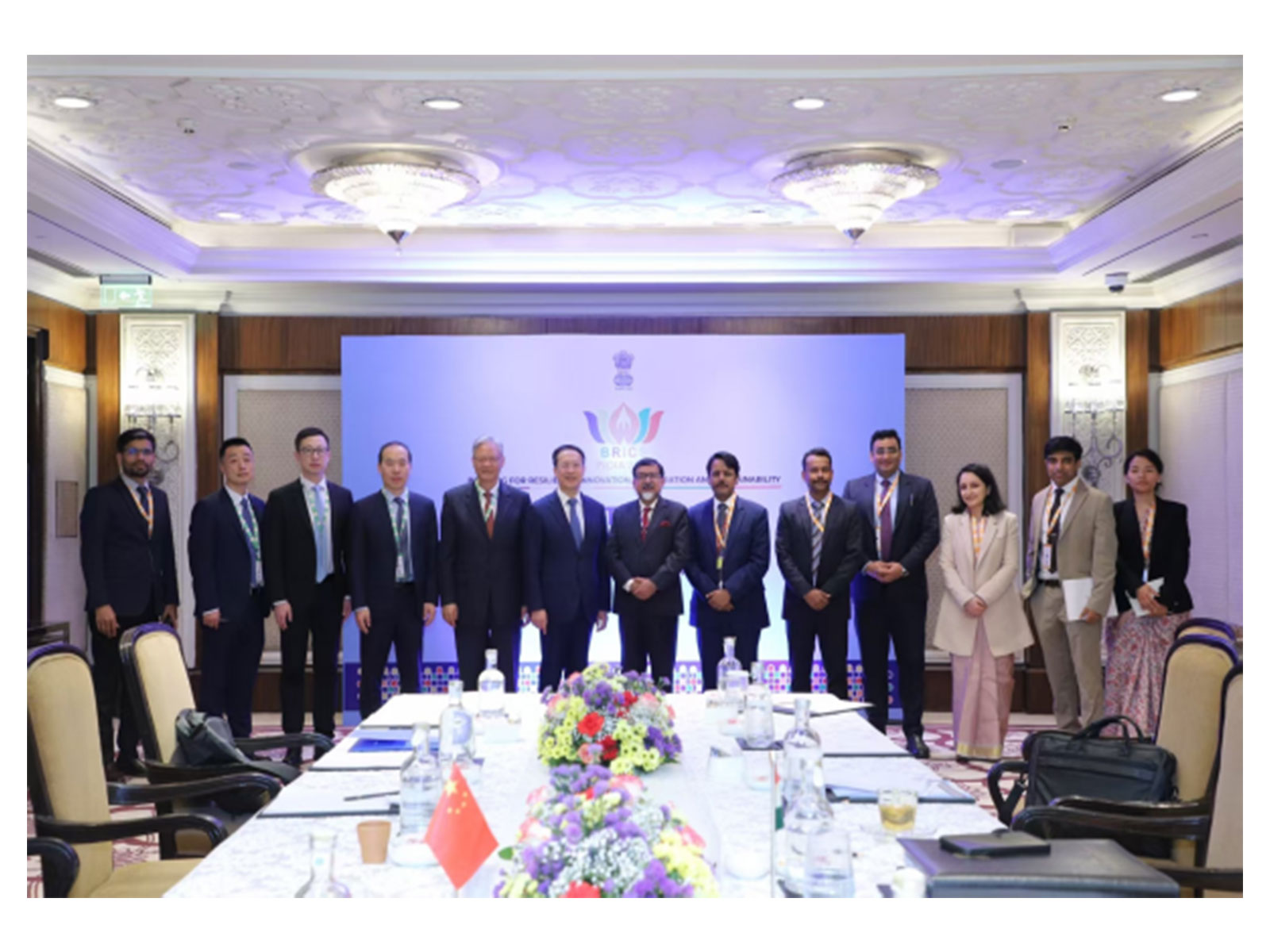 China’s BRICS Sherpa and Vice Foreign Minister Ma Zhaoxu attended the First BRICS Sherpa Meeting in New Delhi. (Photo/@China_Amb_India)