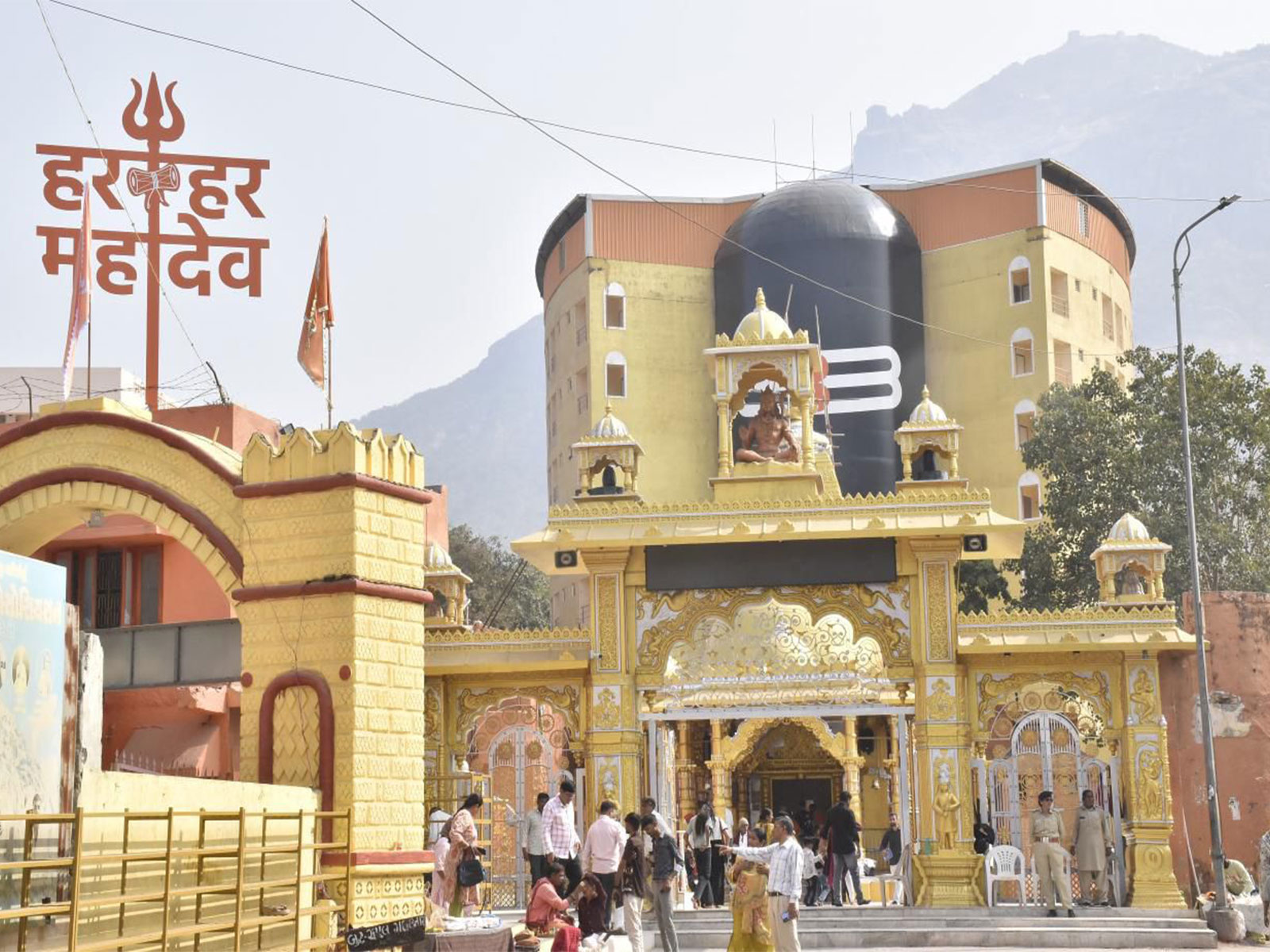 Mahashivratri fair preparation visuals (Photo/ANI)