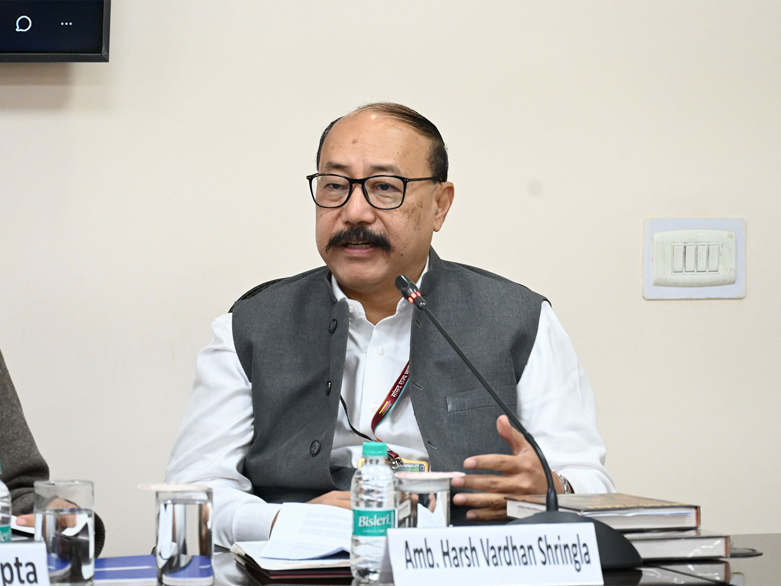  Former Foreign Secretary and Rajya Sabha MP Harsh Vardhan Shringla (Photo/X@vifindia)