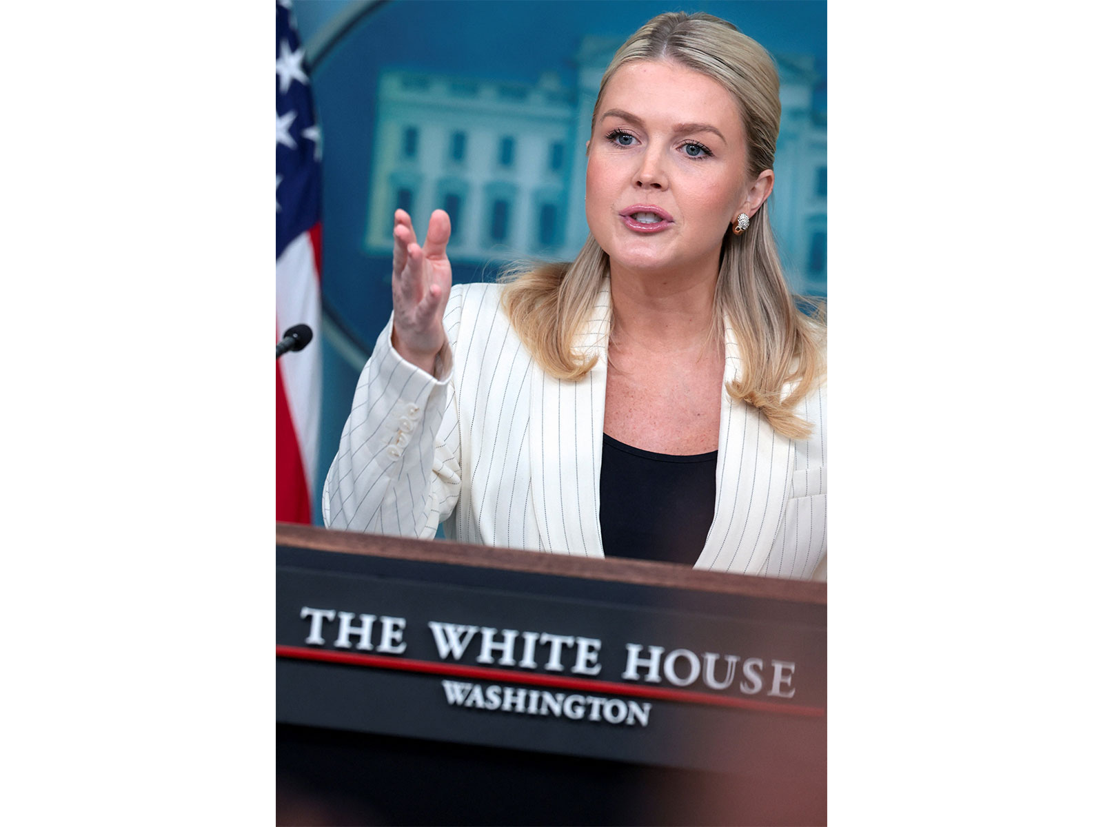 White House Press Secretary Karoline Leavitt (Photo/Reuters)