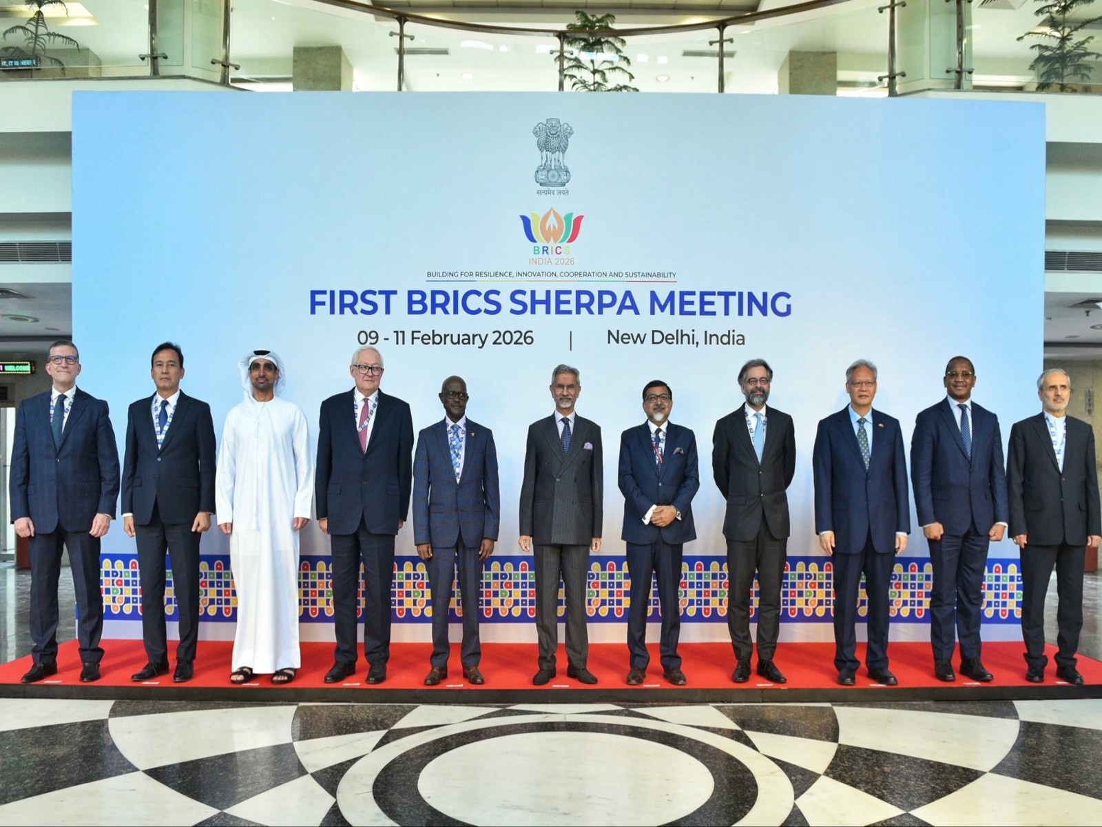 EAM Jaishankar at First BRICS Sherpa Meeting (Photo: X@DrSJaishankar)