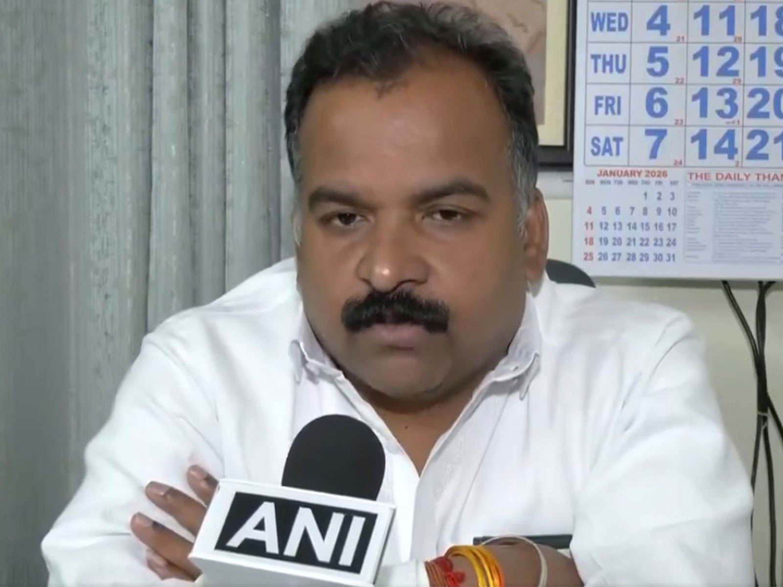 Congress MP Manickam Tagore (Photo/ANI) Congress MP Manickam Tagore (Photo/ANI)