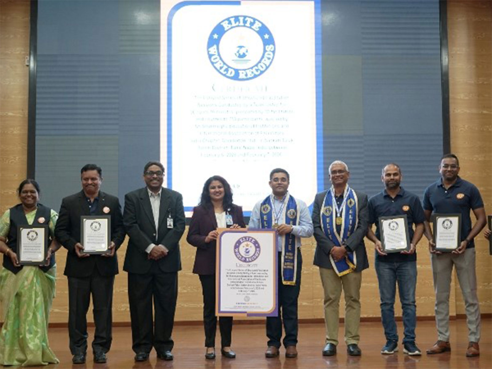 Sri Shanmugha Educational Institutions and IAF Successfully Accomplished Elite World Records in Facilitation Sessions Sri Shanmugha Educational Institutions and IAF Successfully Accomplished Elite World Records in Facilitation Sessions