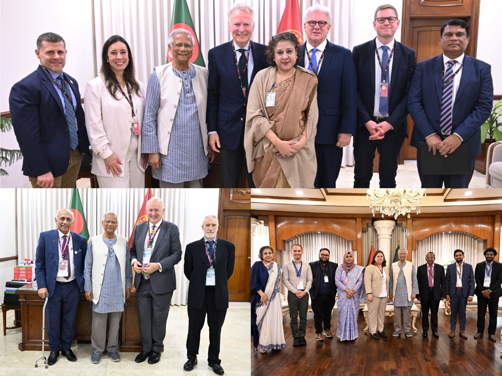 Bangladesh's Chief Adviser meets election observation delegations ahead of 13th national elections (Photo/X@ChiefAdviserGoB)
