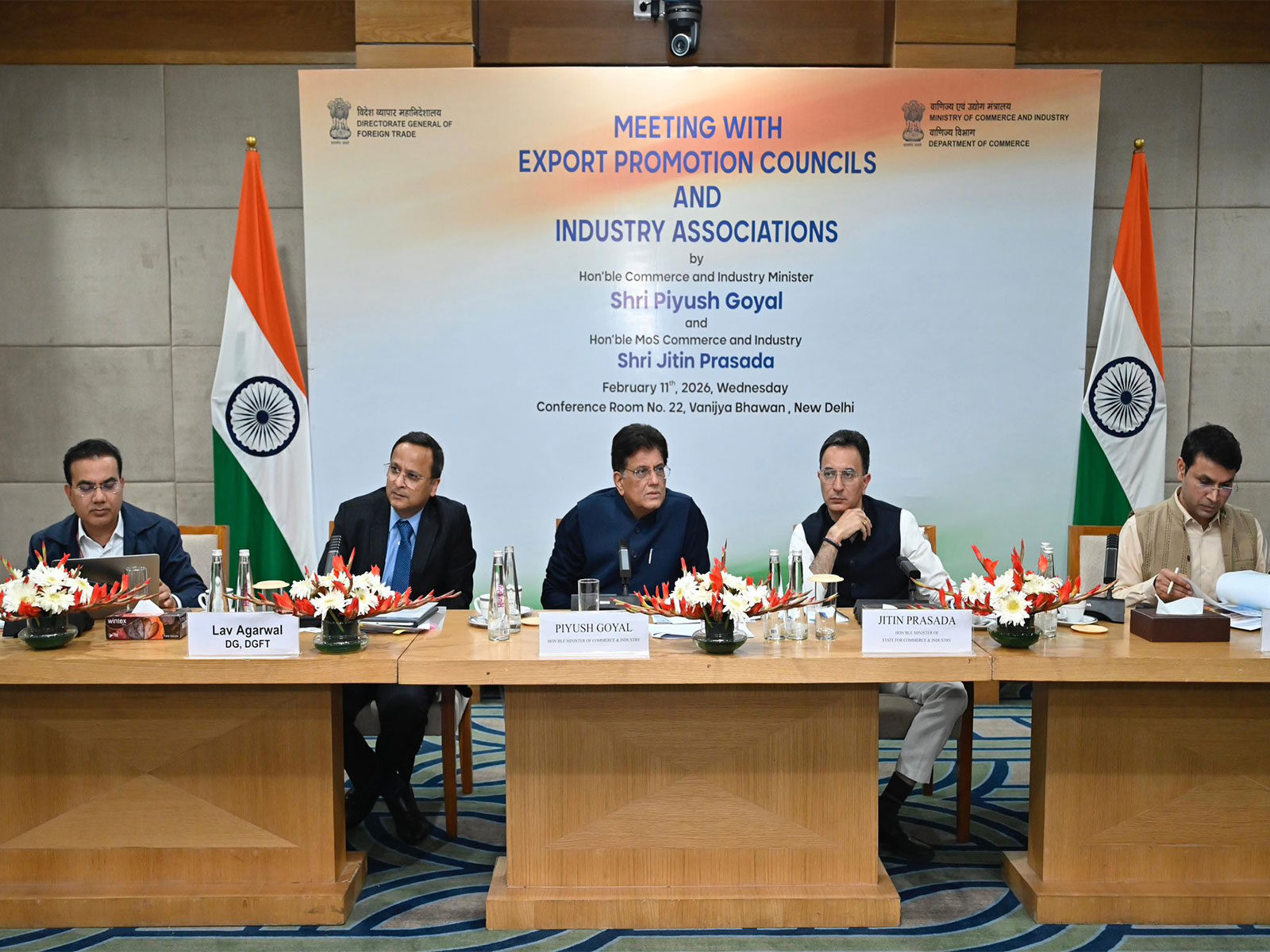 Piyush Goyal holds talks with Export Promotion Councils to leverage opportunities from trade deals (Photo- X/@PiyushGoyal) Piyush Goyal holds talks with Export Promotion Councils to leverage opportunities from trade deals (Photo- X/@PiyushGoyal)