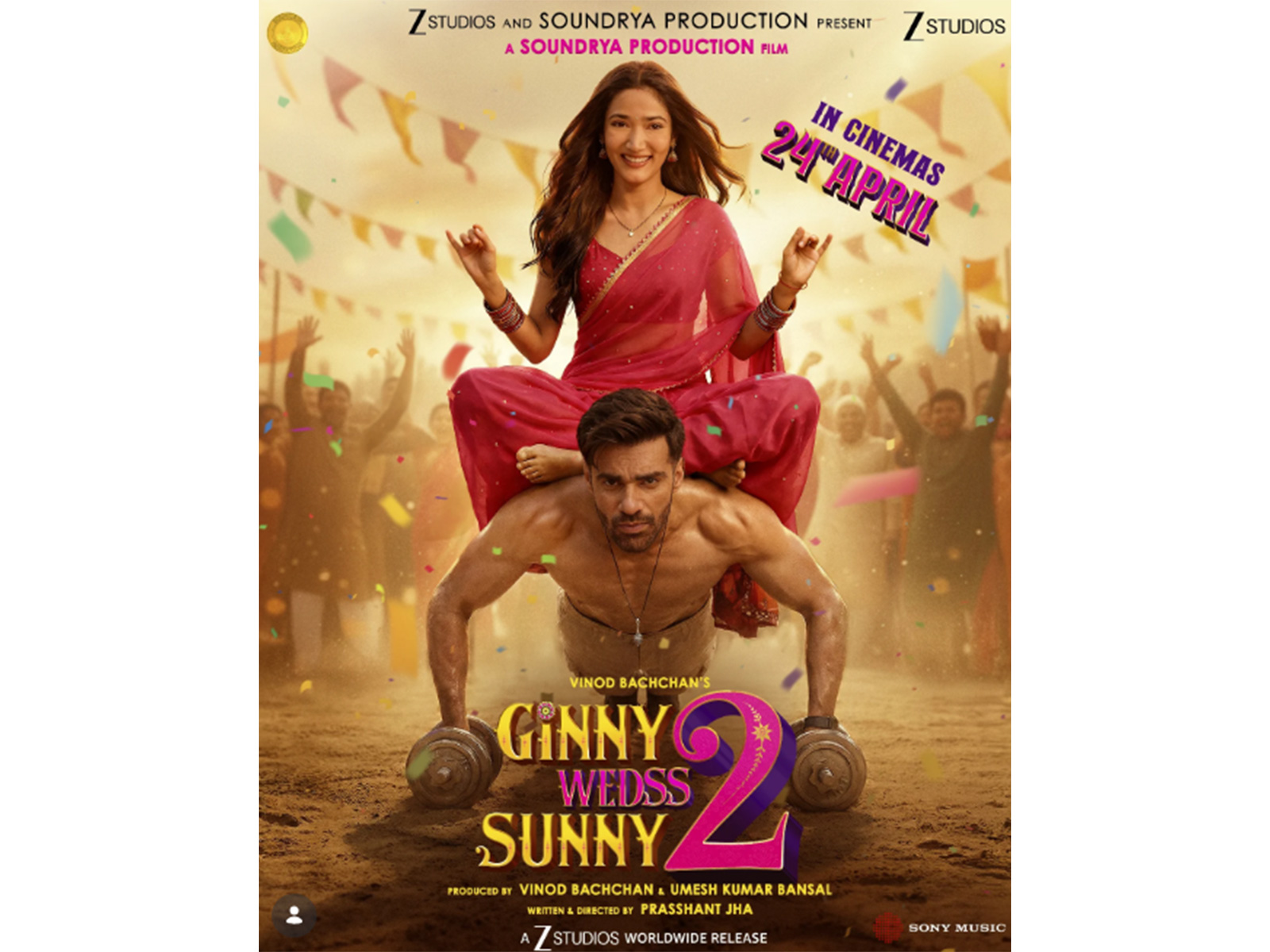 Poster of Ginnyy Wedss Sunny 2 (Image source: Instagram@/medhashankr)