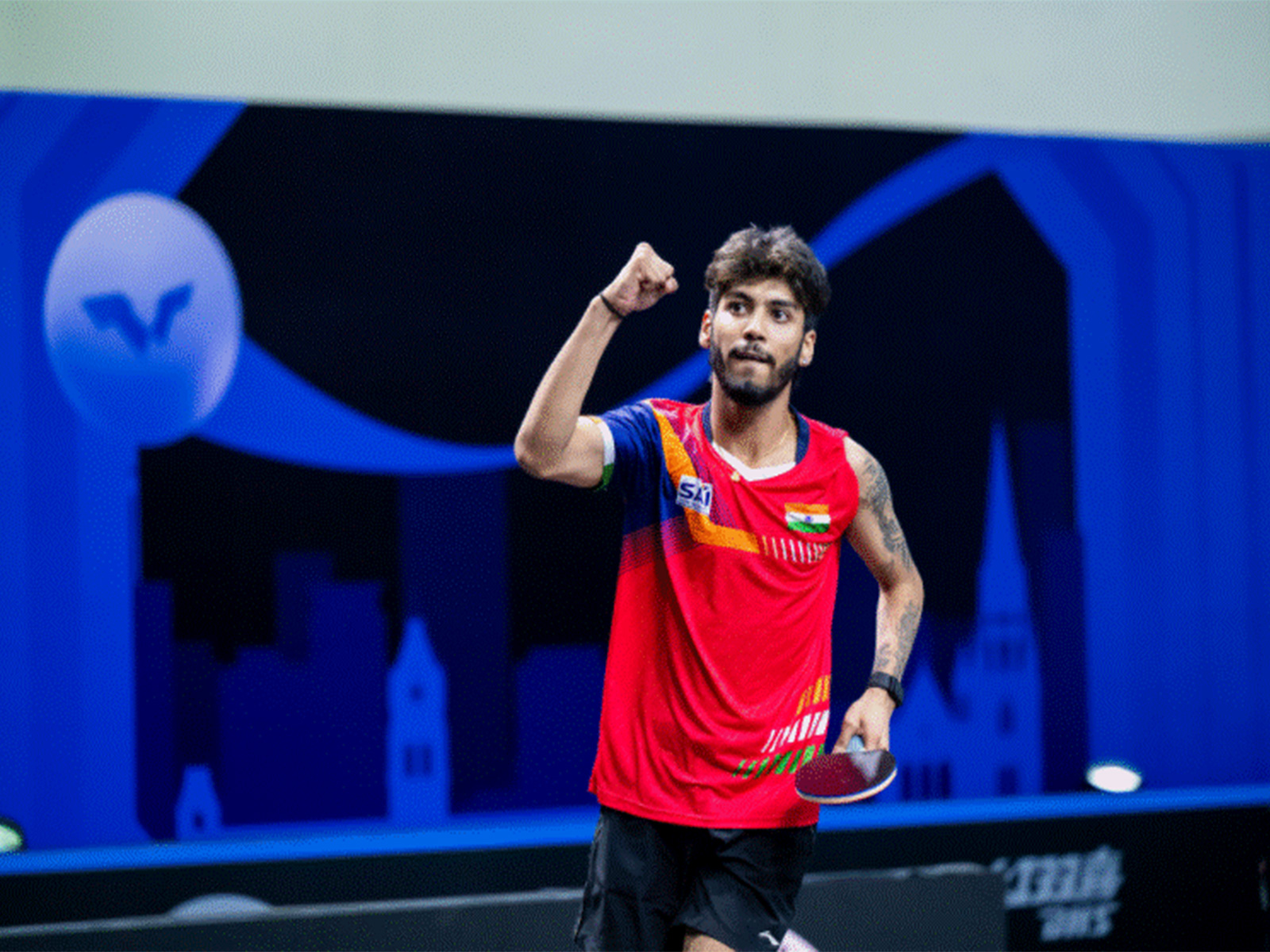 Ankur Bhattacharjee celebrating. (Photo: WTT)