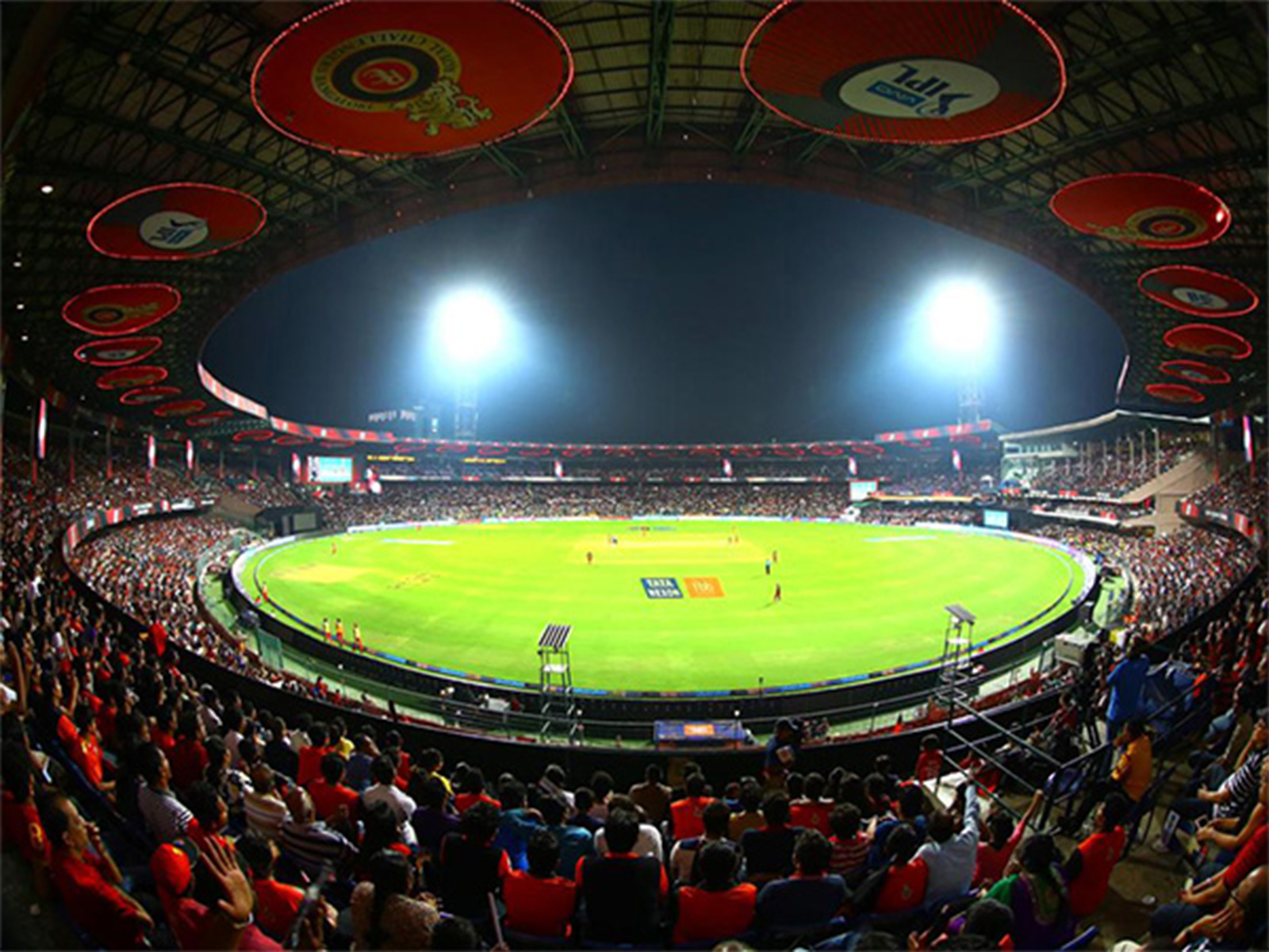 M Chinnaswamy Stadium. (X@)