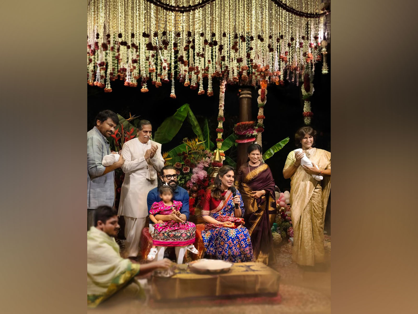 Chiranjeevi announces twins' names (Photo/Instagram@chiranjeevikonidela)