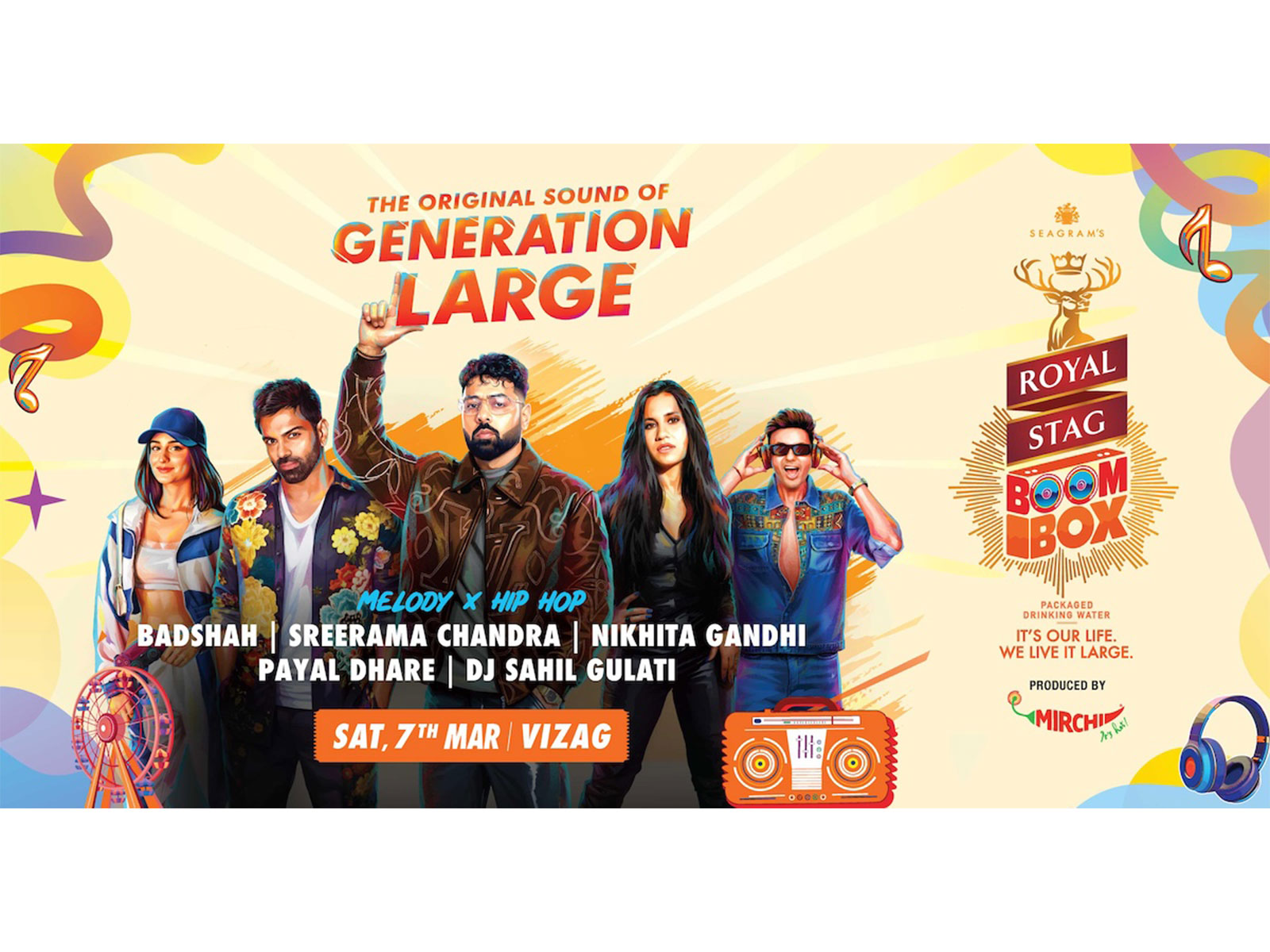Seagram’s Royal Stag BoomBox Season 4 brings the Original Sound of Generation Large to Kolkata, Vizag, Mumbai & Mohali