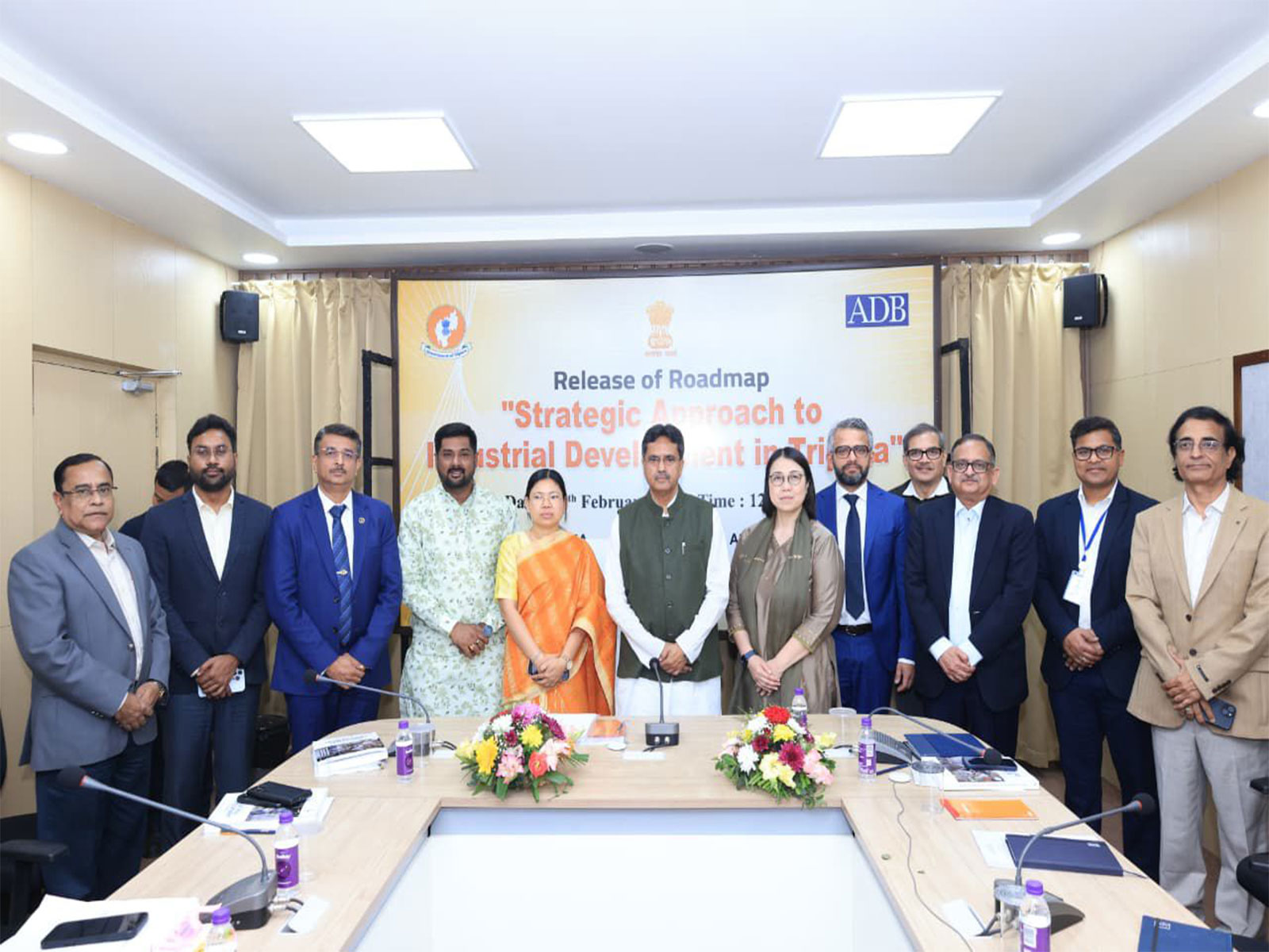 Tripura CM Manik Saha attends  book launch prepared by Asian Development Bank (Photo/TripuraCMO)