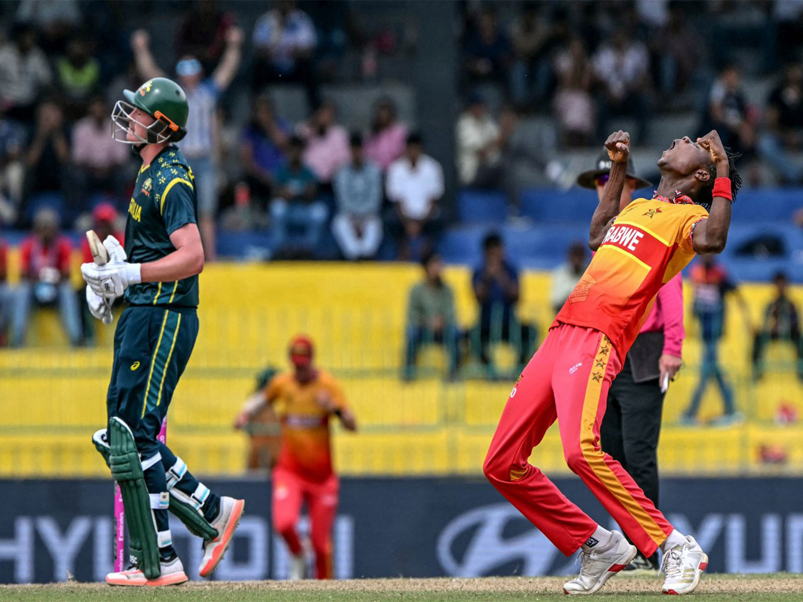 "Two more games, need to not get too far ahead of ourselves...": Zimbabwe's Bennett after stunning victory over Australia