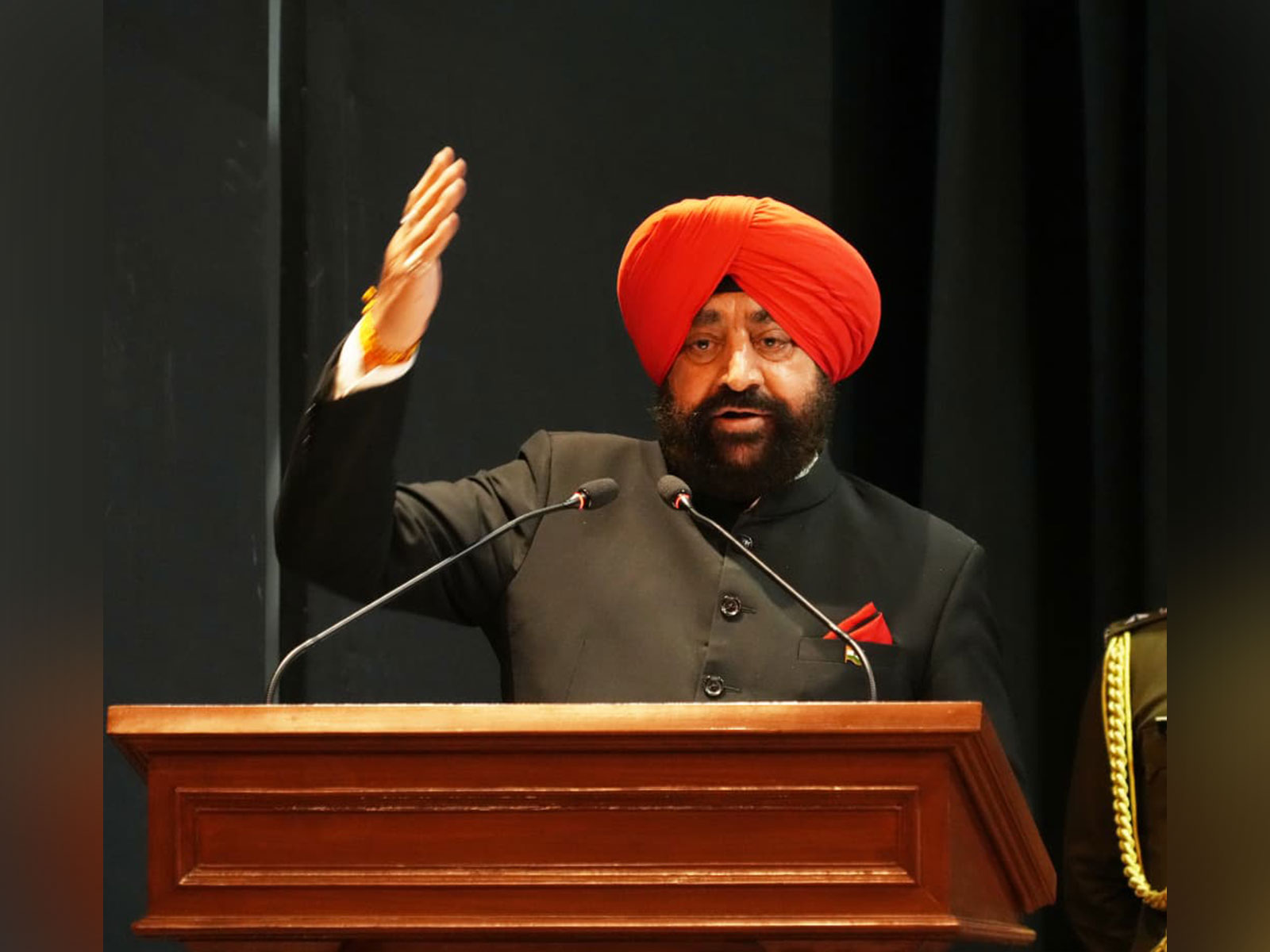 Governor Lieutenant General Gurmit Singh (Retd) (Photo/ANI)