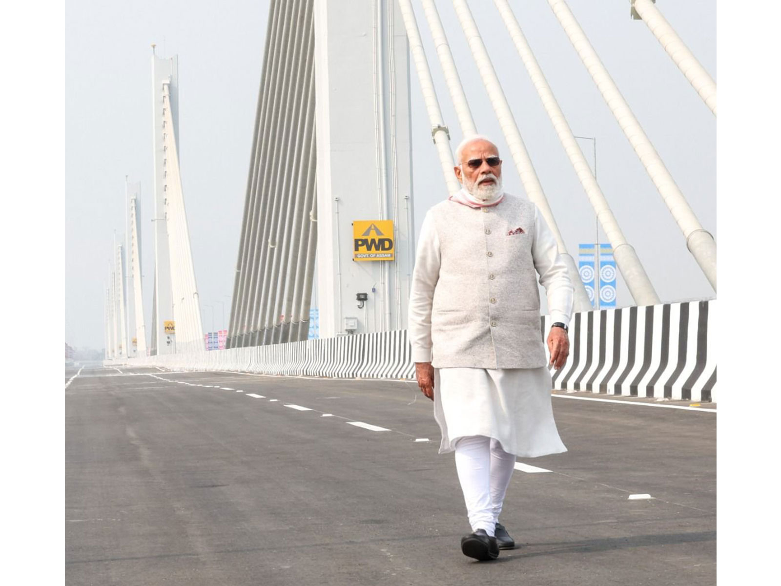 PM Modi lauds inauguration of Kumar Bhaskar Varma Setu (Photo/X/@narendramodi) PM Modi lauds inauguration of Kumar Bhaskar Varma Setu (Photo/X/@narendramodi)