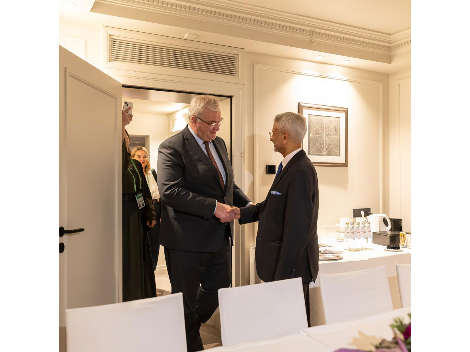 EAM S Jaishankar with Ukrainian FM Andrii Sybiha (Photo/@DrSJaishankar)