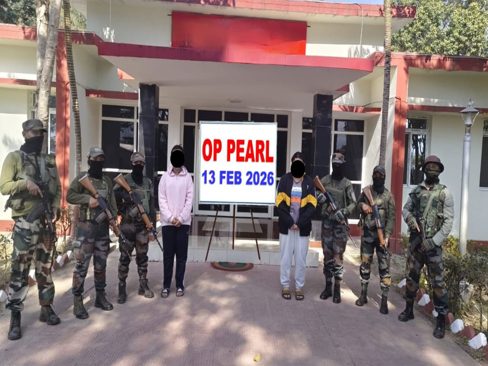 Two active female members of PLA arrested in Manipur (Photo/ANI)