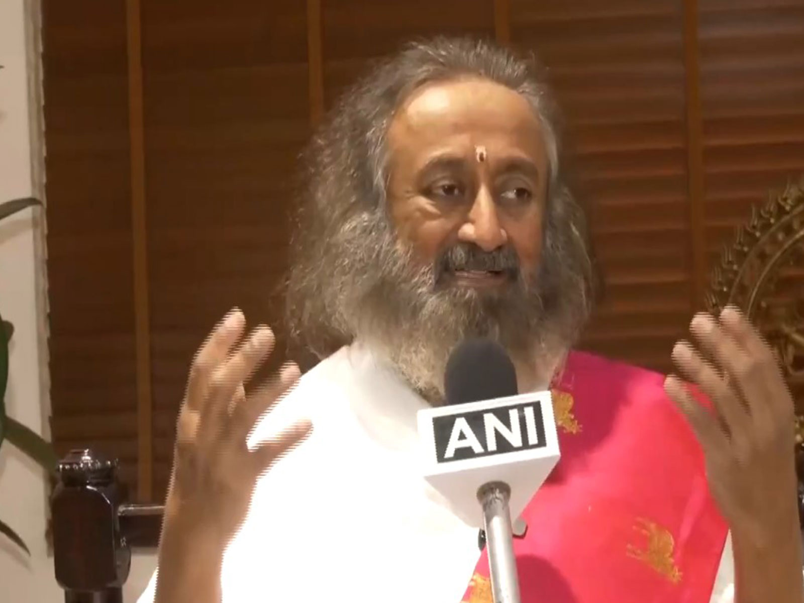 Spiritual leader Sri Sri Ravi Shankar (Photo/ANI)