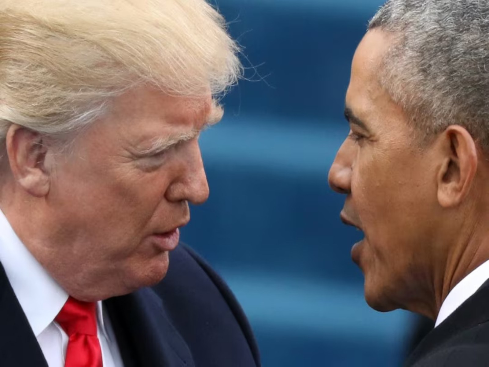 US President Donald Trump (left) and former President Barack Obama (File Photo/Reuters)
