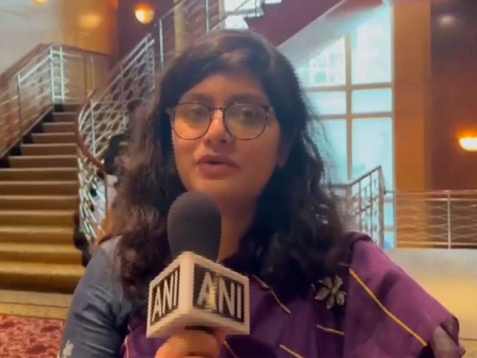 Member of the Forum for Women’s Political Rights and Research Fellow at Aarshi Trust, Nafisa Raihana (Photo/ANI)