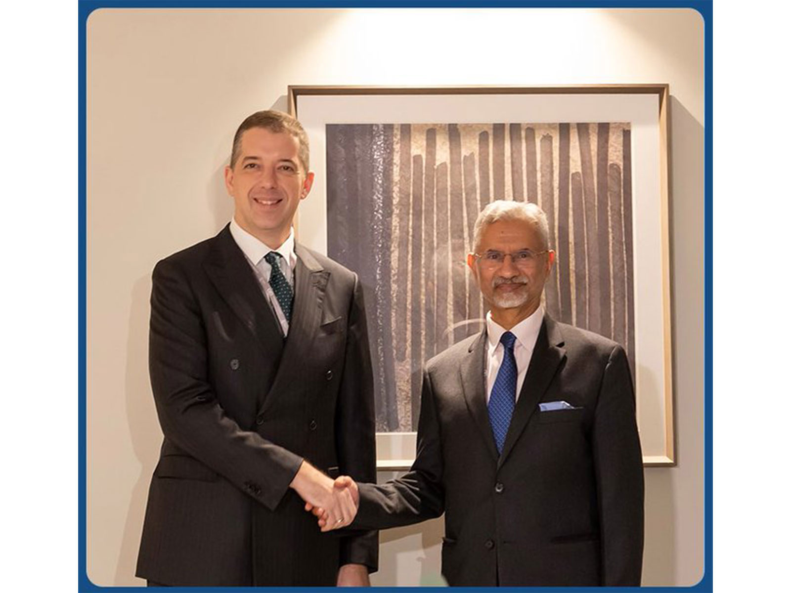 External Affairs Minister S Jaishankar with Serbian Foreign Affairs Minister, Marko Djuric at MSC 2026 (Photo/X/@DrSJaishankar)