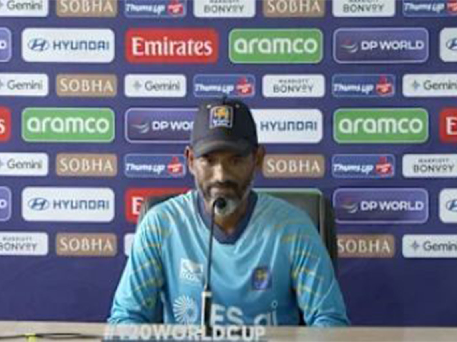SL fielding coach R Sridhar. (Photo: ICC)
