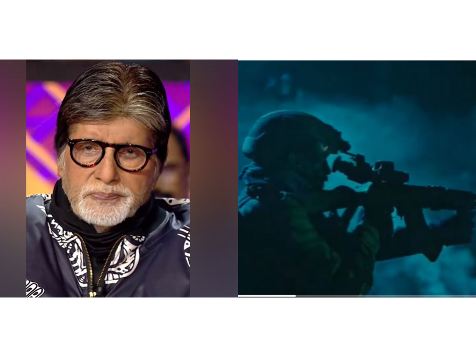 Amitabh Bachchan (Photo/instagram/@sonytvofficial),  Bhairav (Photo /X/ @@adgpi)
