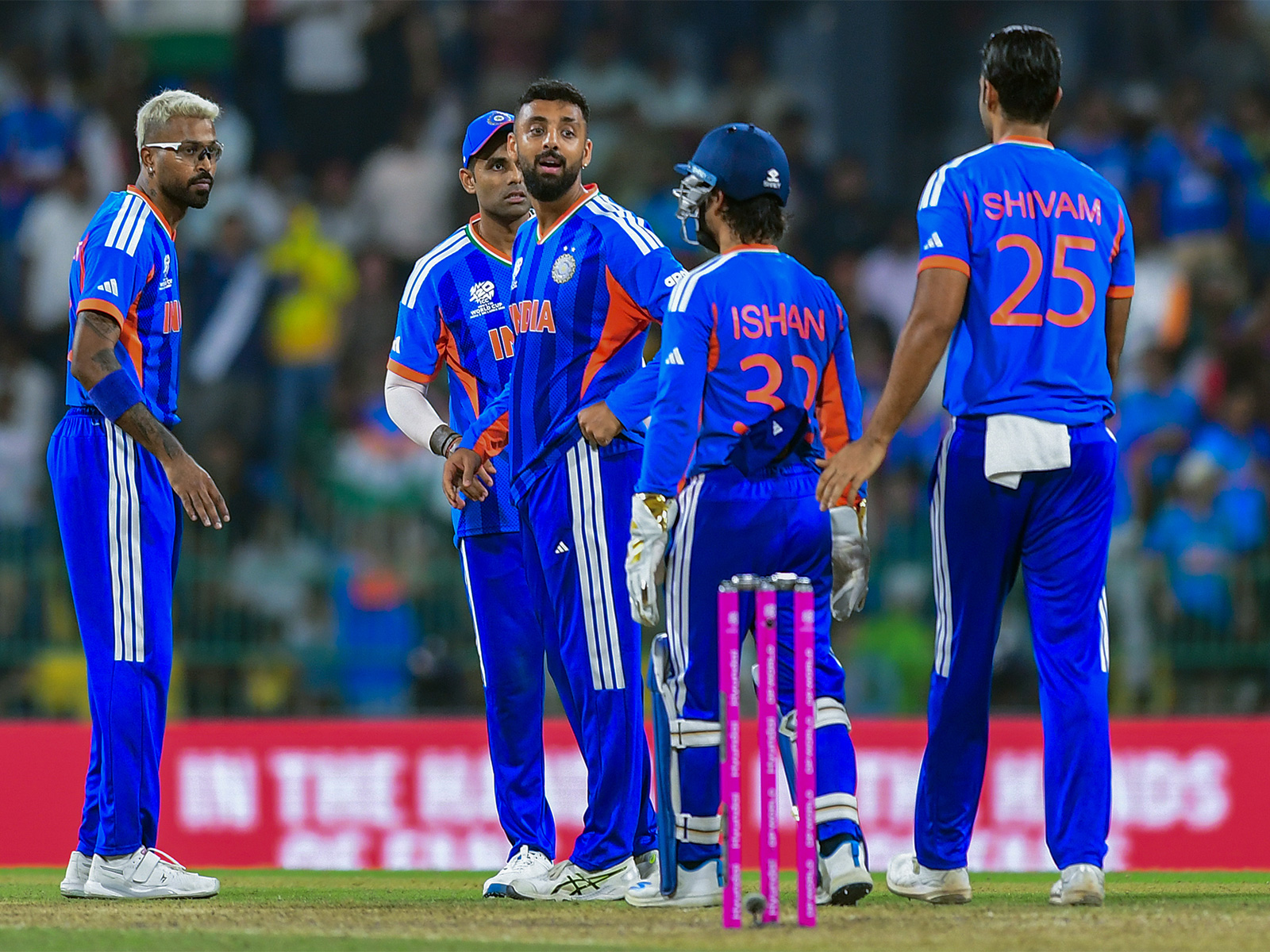 India players celebrating (Photo: ANI)