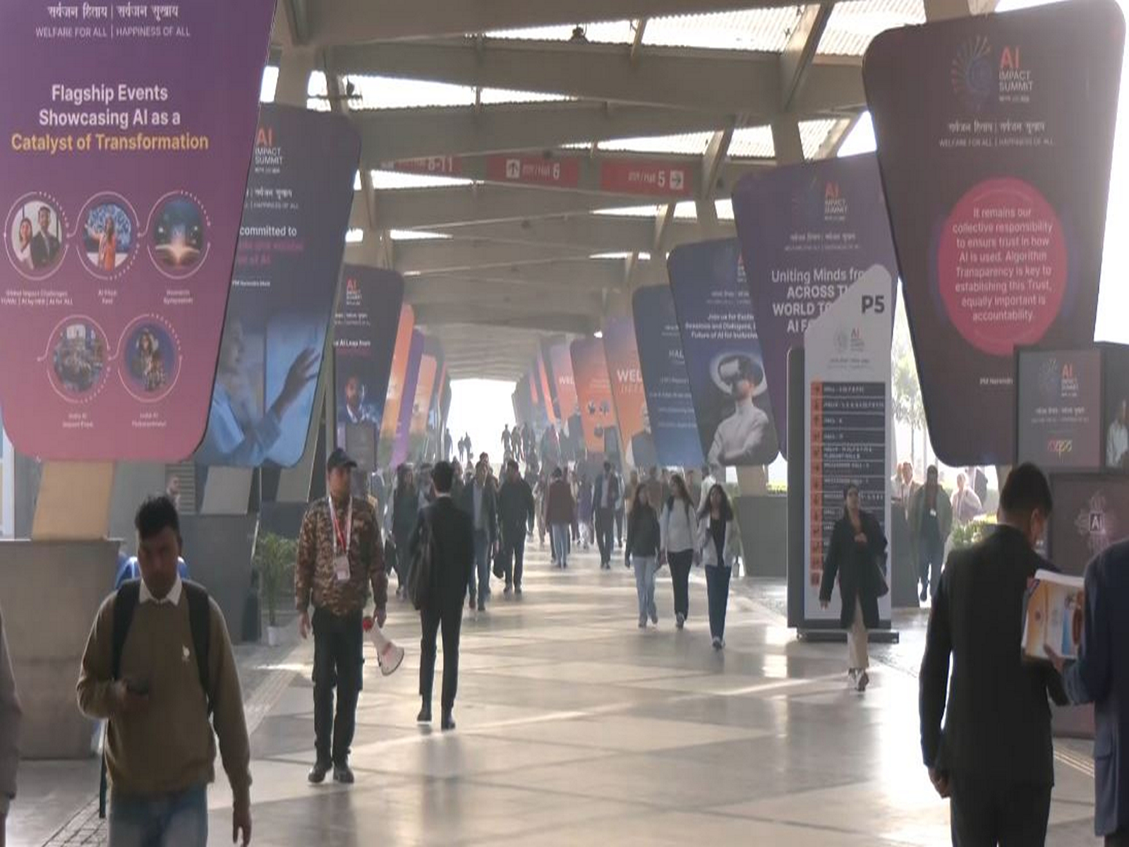 Visual from Bharat Mandapam (Photo/ANI)