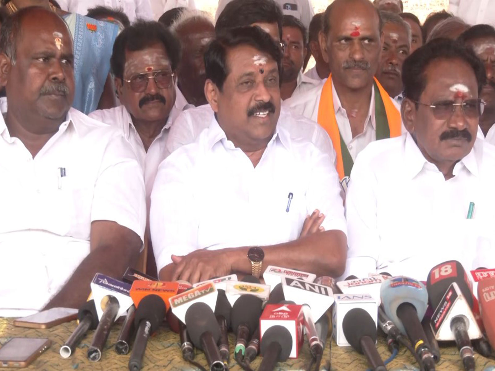 Tamil Nadu BJP president Nainar Nagendran (Photo/ANI)