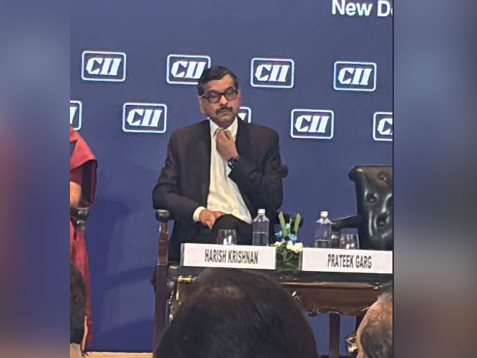 Cisco India MD Harish Krishnan addresses the India AI Impact Summit 2026 in New Delhi. (Photo/ANI)