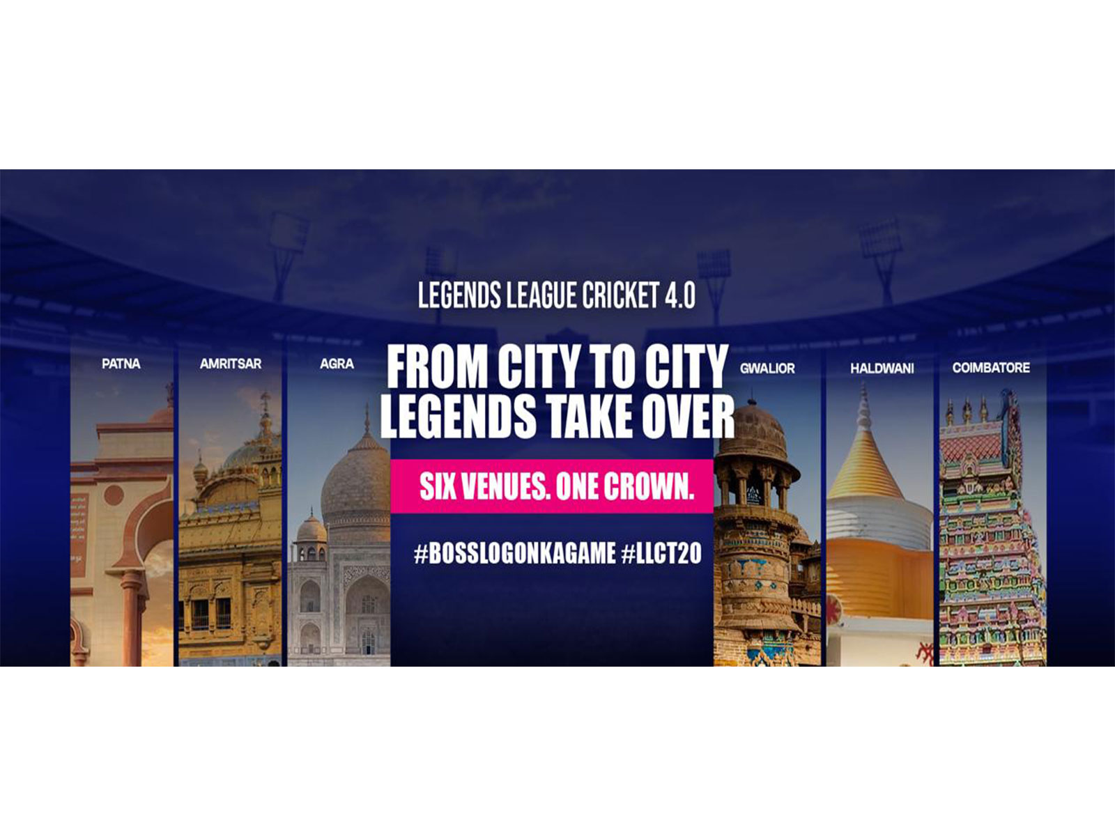 Legends League Cricket announces six-city tour for season 4. (Photo/LLC) Legends League Cricket announces six-city tour for season 4. (Photo/LLC)