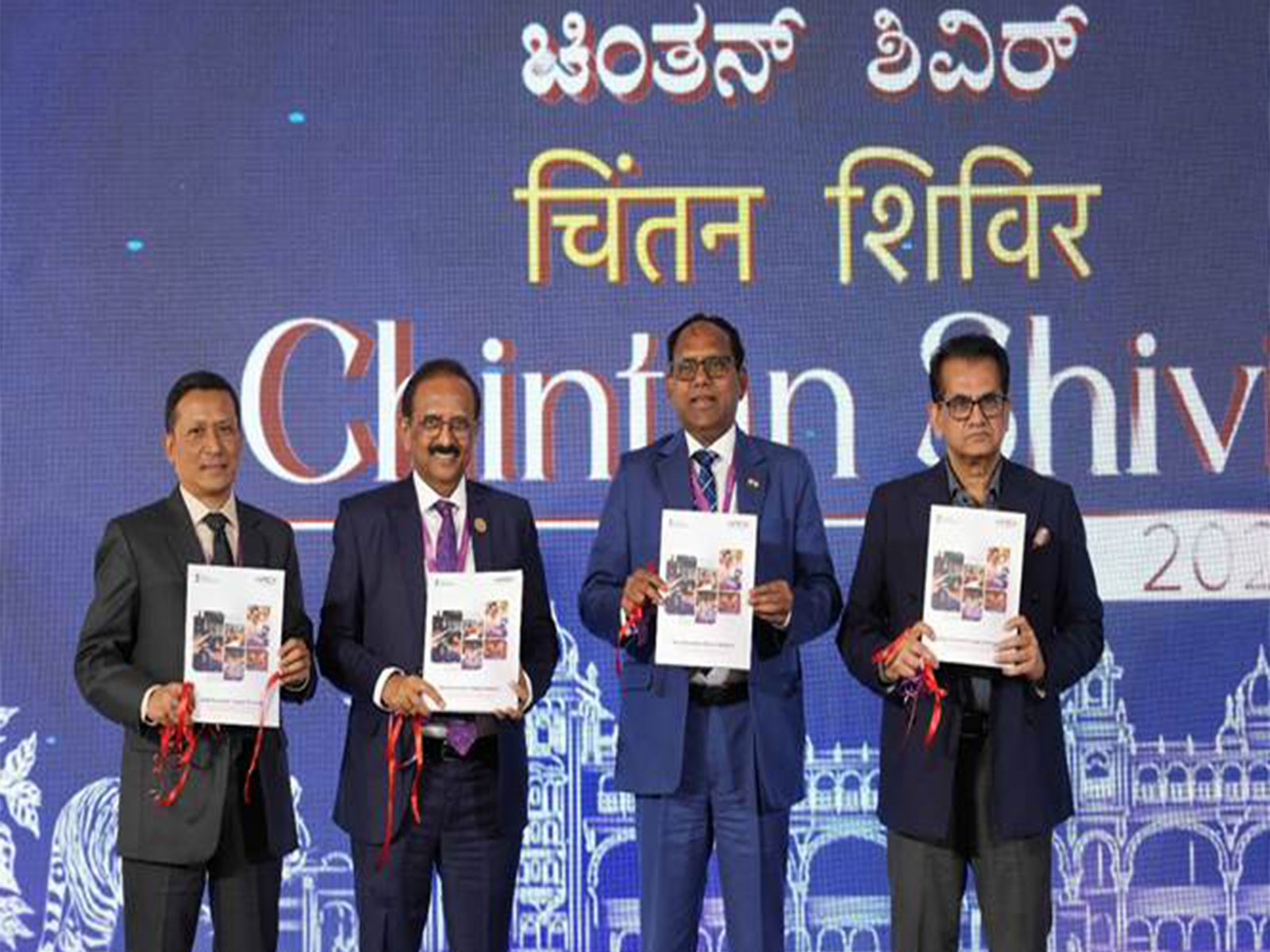 Department of Financial Services released Report titled “Socio-Economic Impact Analysis of Incentive Scheme for Promotion of RuPay Debit Card and low-value BHIM-UPI Transactions (P2M)” at Chintan Shivir 2026 (Image: PIB)