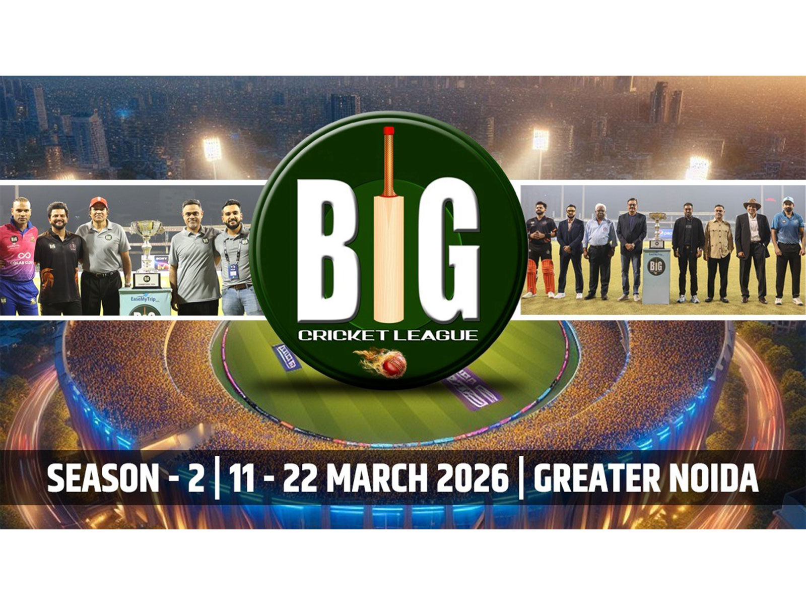 Greater Noida goes big! World’s first Pro-Am league, the Big Cricket League gears up for its second season starting March 11