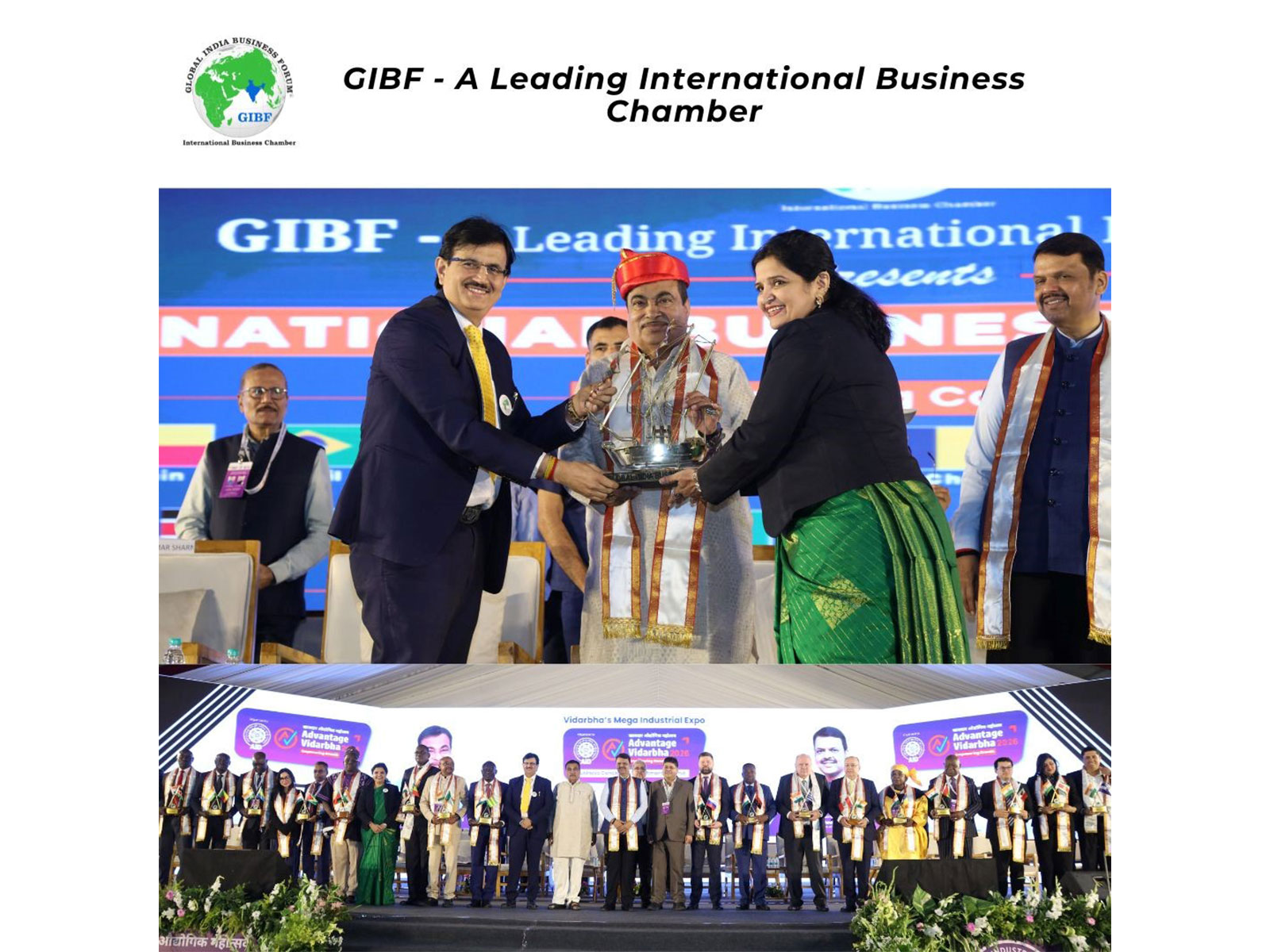 Nitin Gadkari & Devendra Fadnavis back global push as 23-nation GIBF conclave secures ₹42,000 Cr for Vidarbha