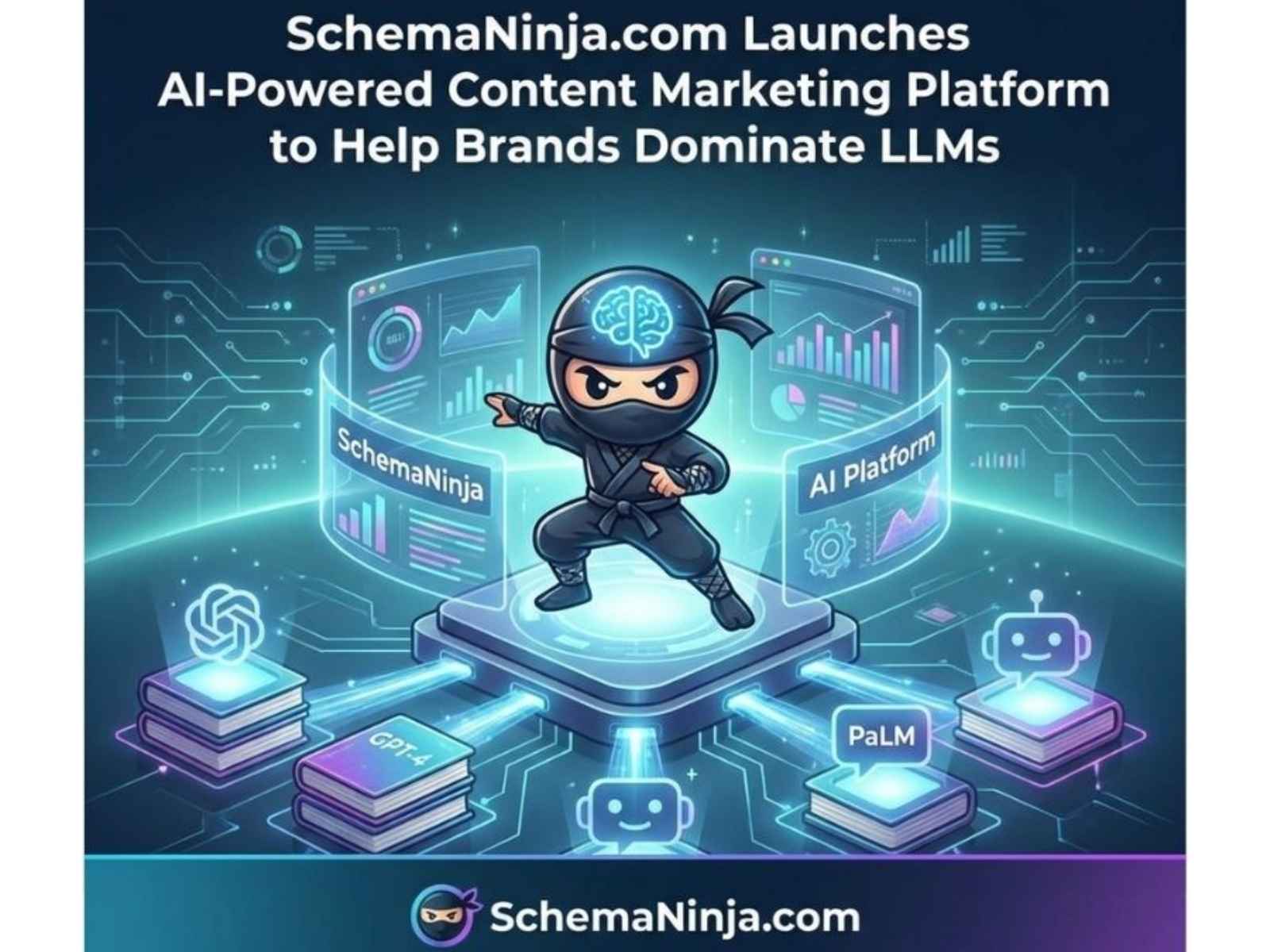 SchemaNinja.com Launches AI-Powered Content Marketing Platform to Help Brands Dominate LLMs