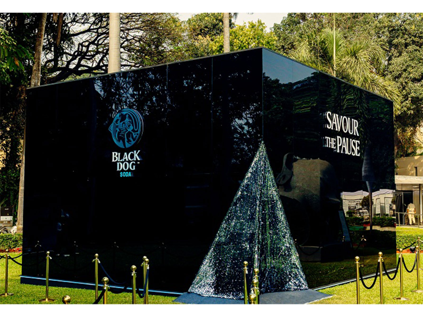 Installation by Black Dog Soda at Kala Ghoda Arts Festival'26