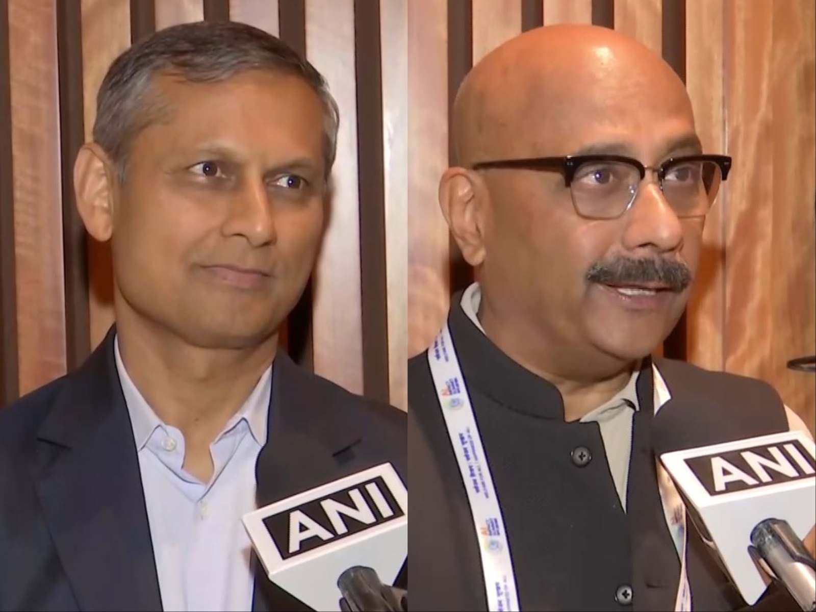 Neeraj Aggarwal, Managing Director & Partner, BCG and Jagdish Mitra, Founder and CEO, Humanizetech.ai (Photo/ANI)