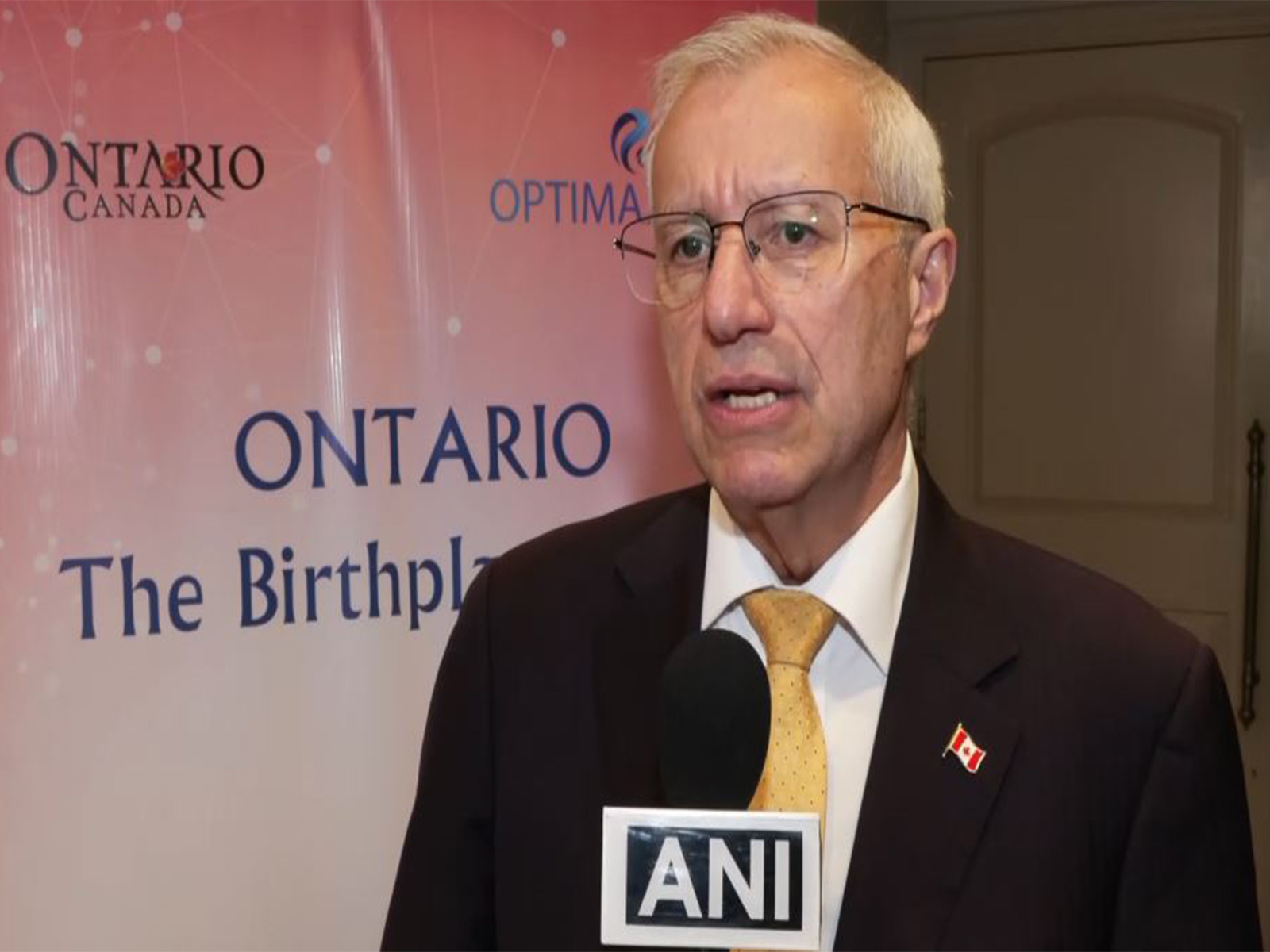 Canada’s Ontario Minister of Economic Development, Job Creation & Trade, Victor Fedeli (Photo/ANI)